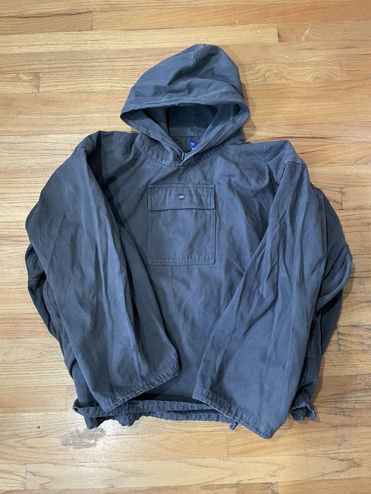 Gap Yeezy Gap Engineered by Balenciaga Sateen Anorak Dark Green | Grailed