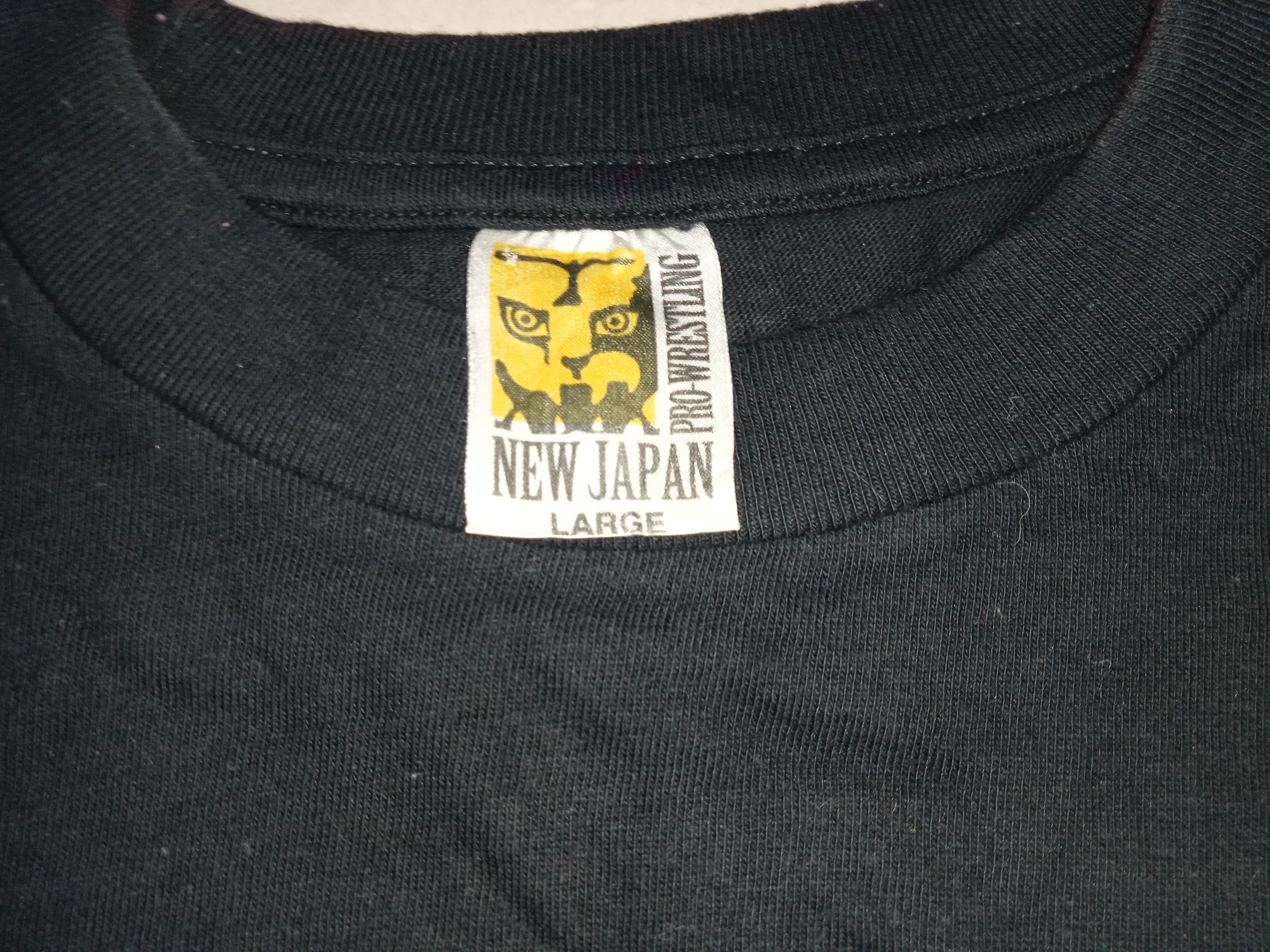 Vintage Vintage NJPW Tenzan 90s T Shirt Puroresu Size US L / EU 52-54 / 3 - 3 Thumbnail