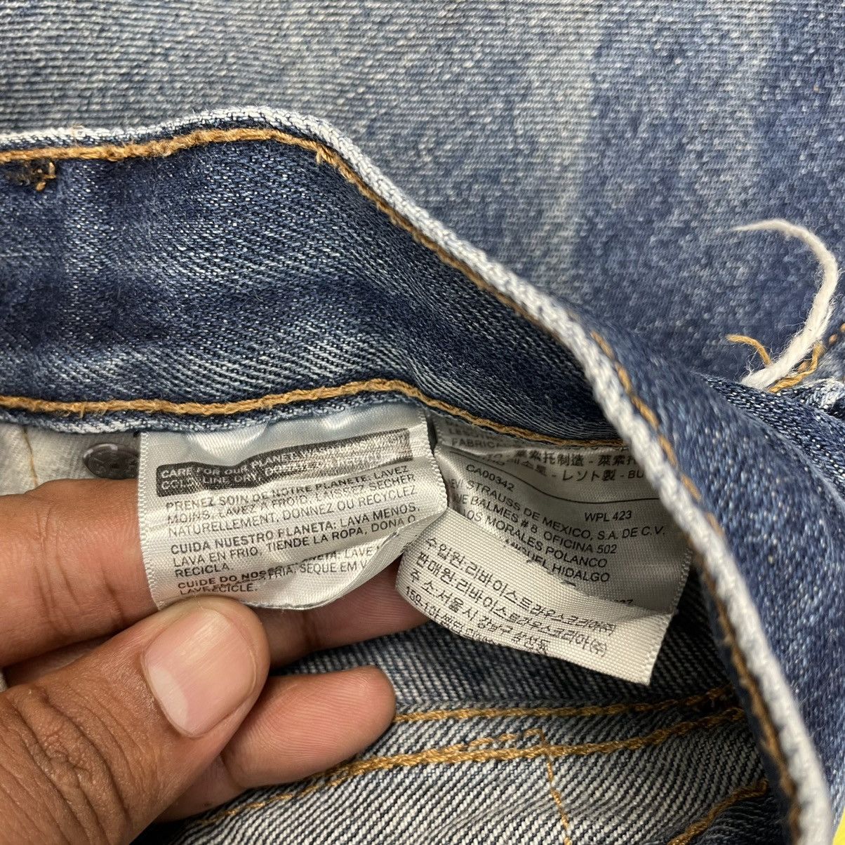 Levi's × Vintage Vintage Levi's 505 Distressed Denim -wc030 Size US 32 / EU 48 - 8 Thumbnail