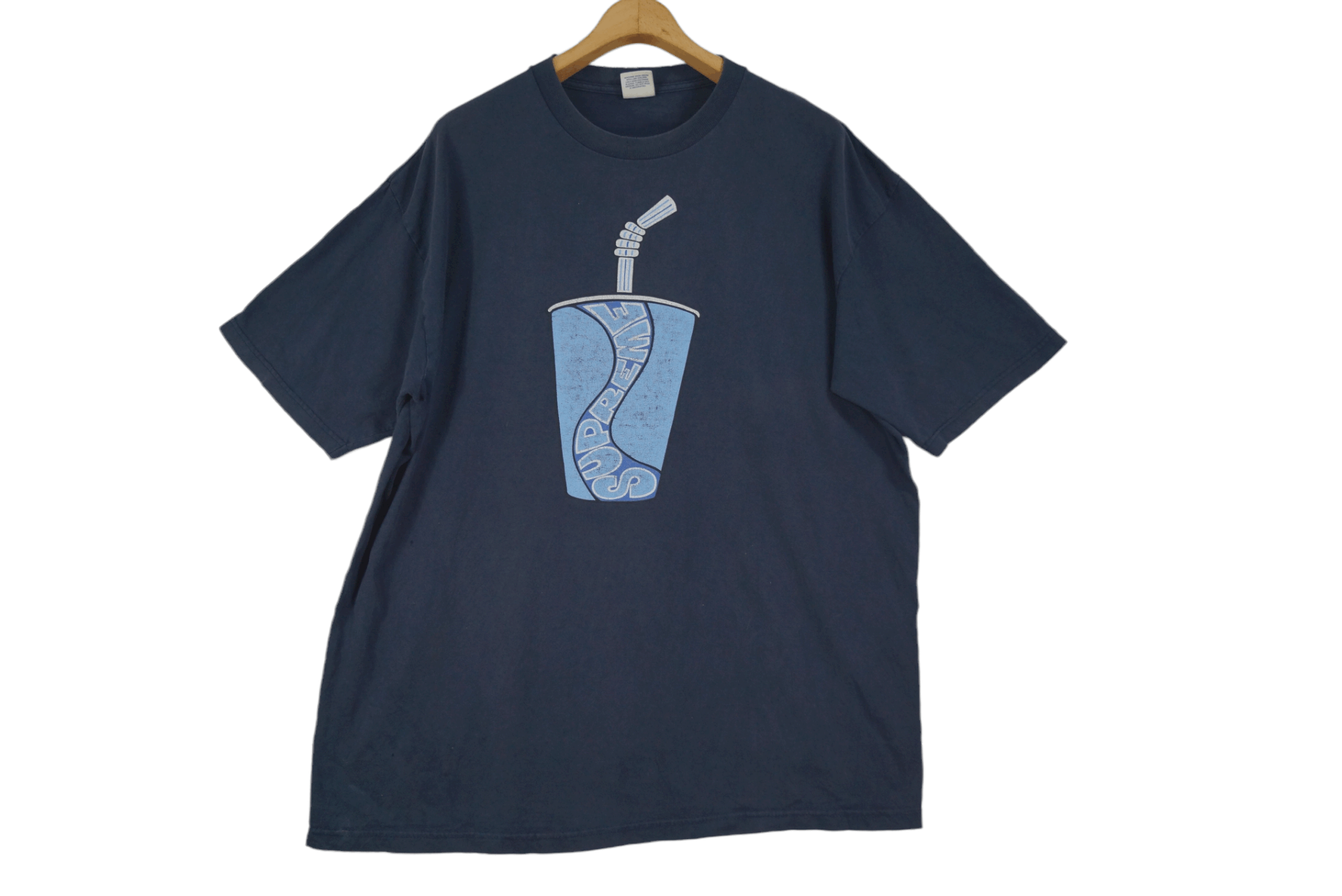 Streetwear Supreme Vintage Supreme SODA Cup Tee 2003 T Shirt Grailed