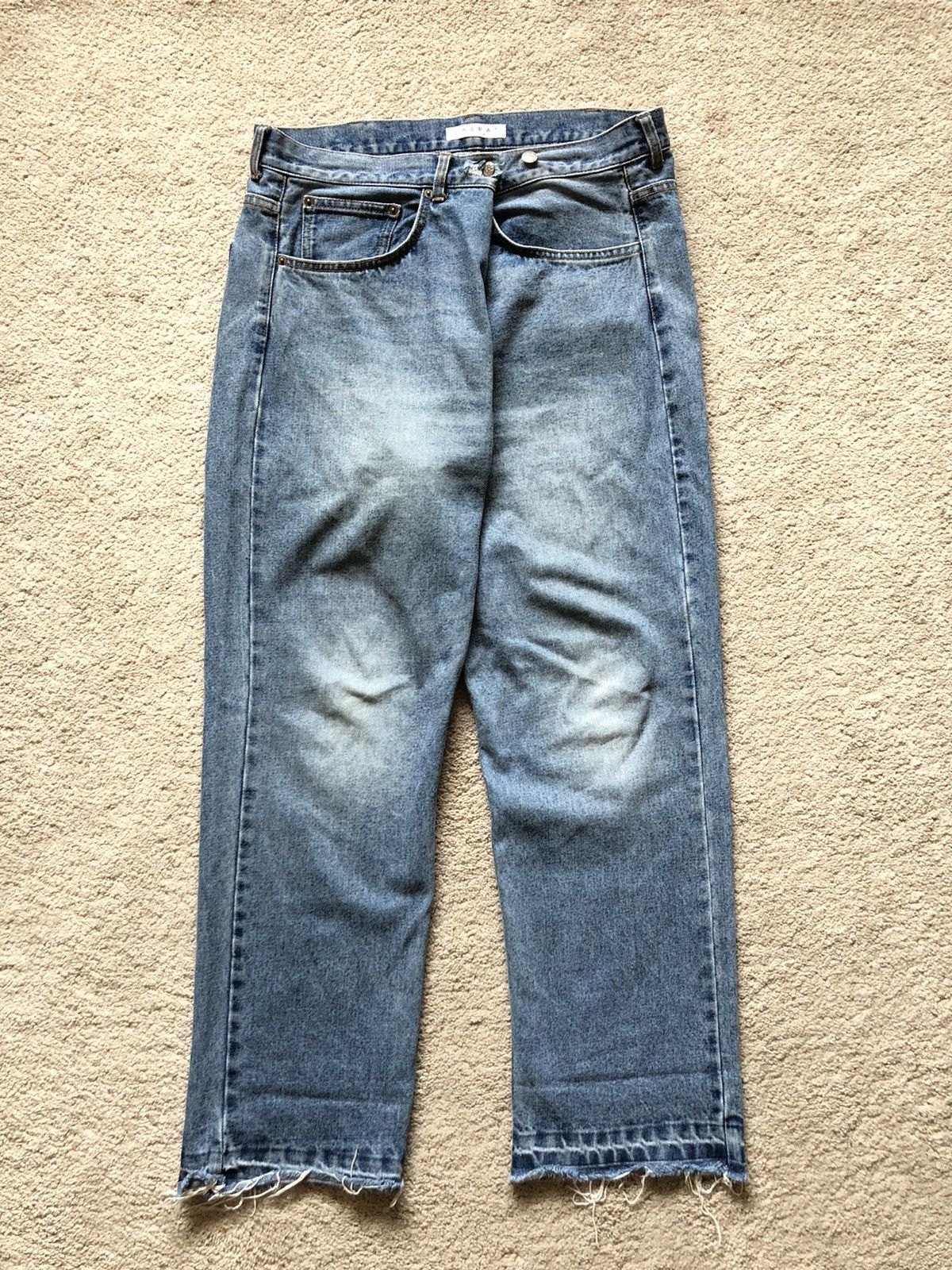 Labrat 2000s Labrat Tokyo Washed Blue Baggy Jeans Size US 35 - 1 Thumbnail