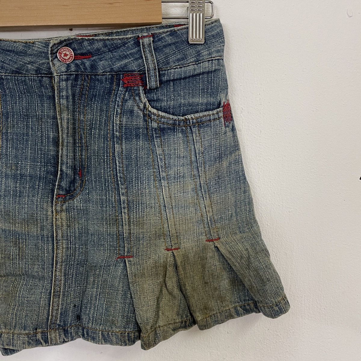 Fiorucci Vintage Fiorucci Mini Denim Skirt Size 26" / US 2 / IT 38 - 2 Thumbnail