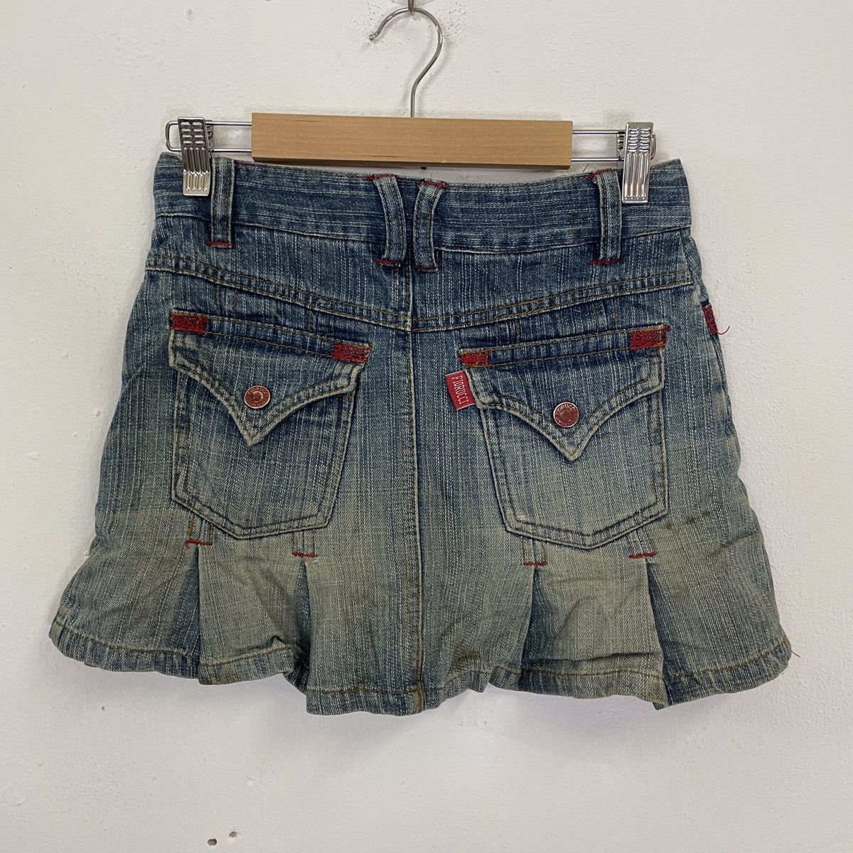 Fiorucci Vintage Fiorucci Mini Denim Skirt Size 26" / US 2 / IT 38 - 7 Thumbnail