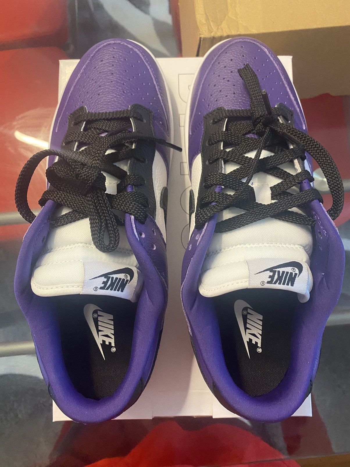 Nike Nike by You “Purple” Dunk sz 10 Size US 10 / EU 43 - 5 Thumbnail