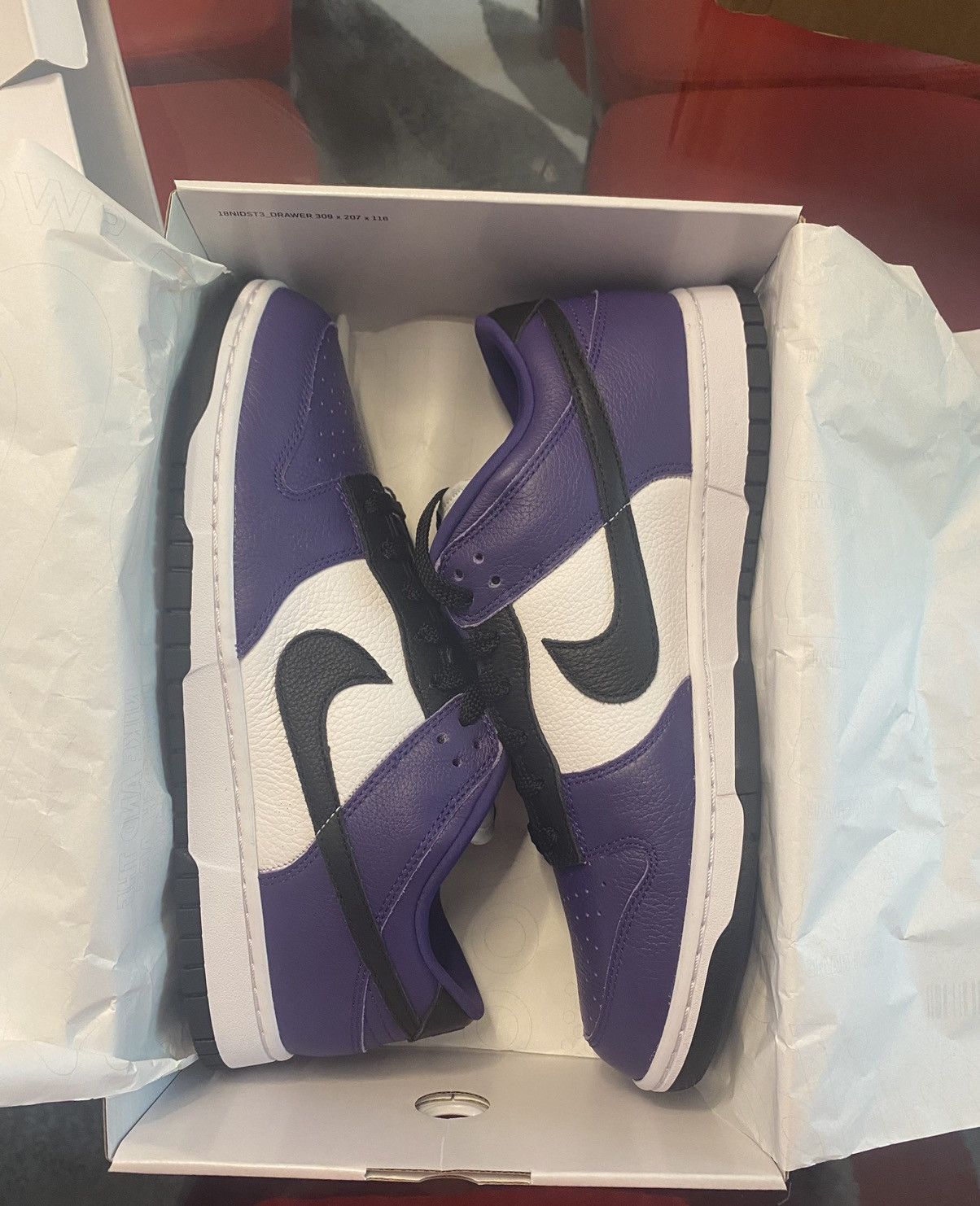 Nike Nike by You “Purple” Dunk sz 10 Size US 10 / EU 43 - 1 Thumbnail
