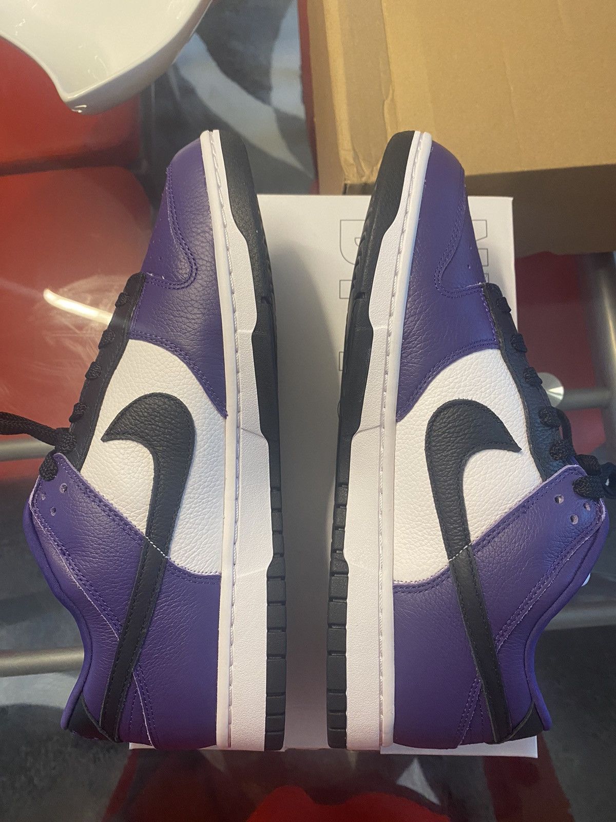 Nike Nike by You “Purple” Dunk sz 10 Size US 10 / EU 43 - 6 Thumbnail