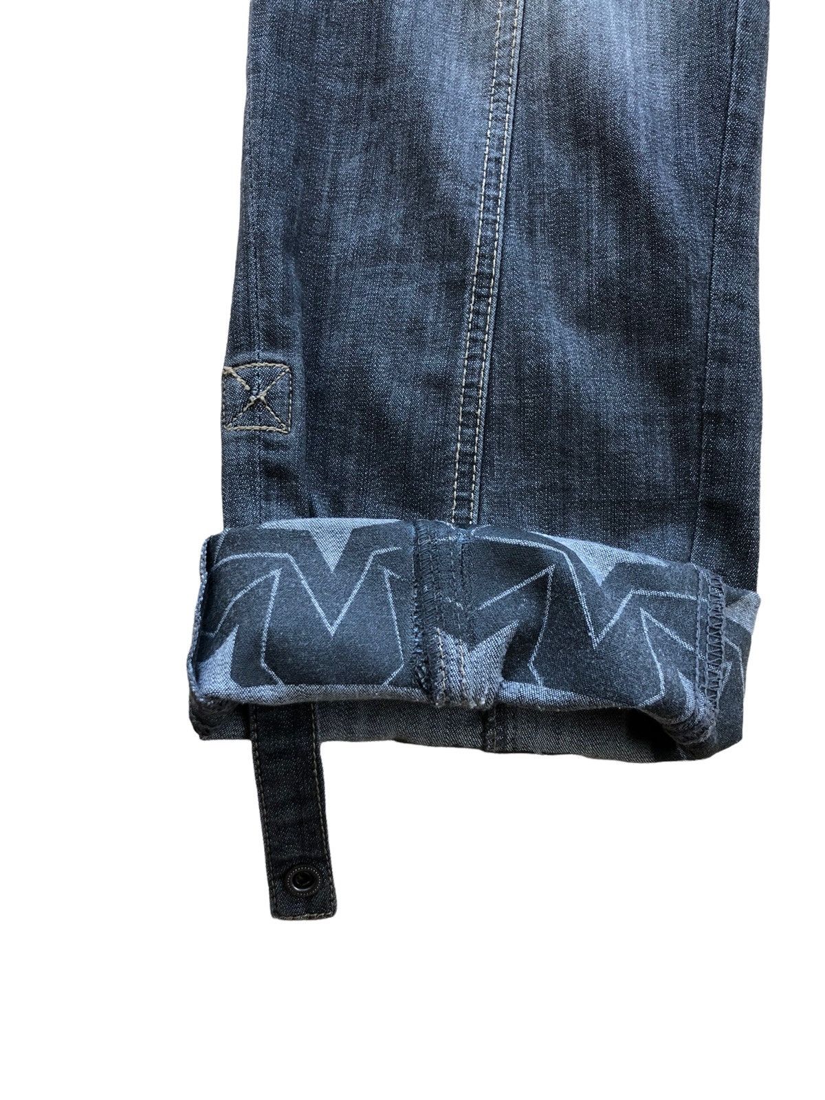 PPFM 2000s PPFM Multipocket Faded Denim Cargo Pant Size US 32 / EU 48 - 10 Thumbnail