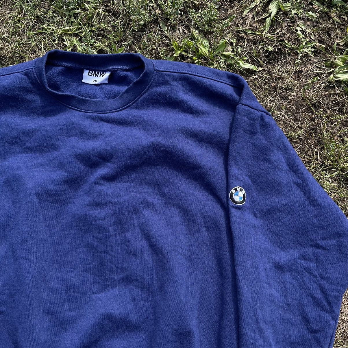 Vintage Vintage 90s Faded Logo Crewneck Sweatshirt Navy Grail XXL Size US XXL / EU 58 / 5 - 4 Thumbnail