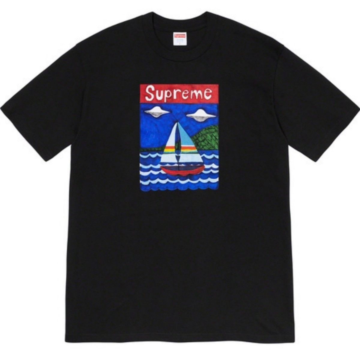 Supreme Supreme Sailboat Tee Black sz L Size US L / EU 52-54 / 3 - 1 Thumbnail