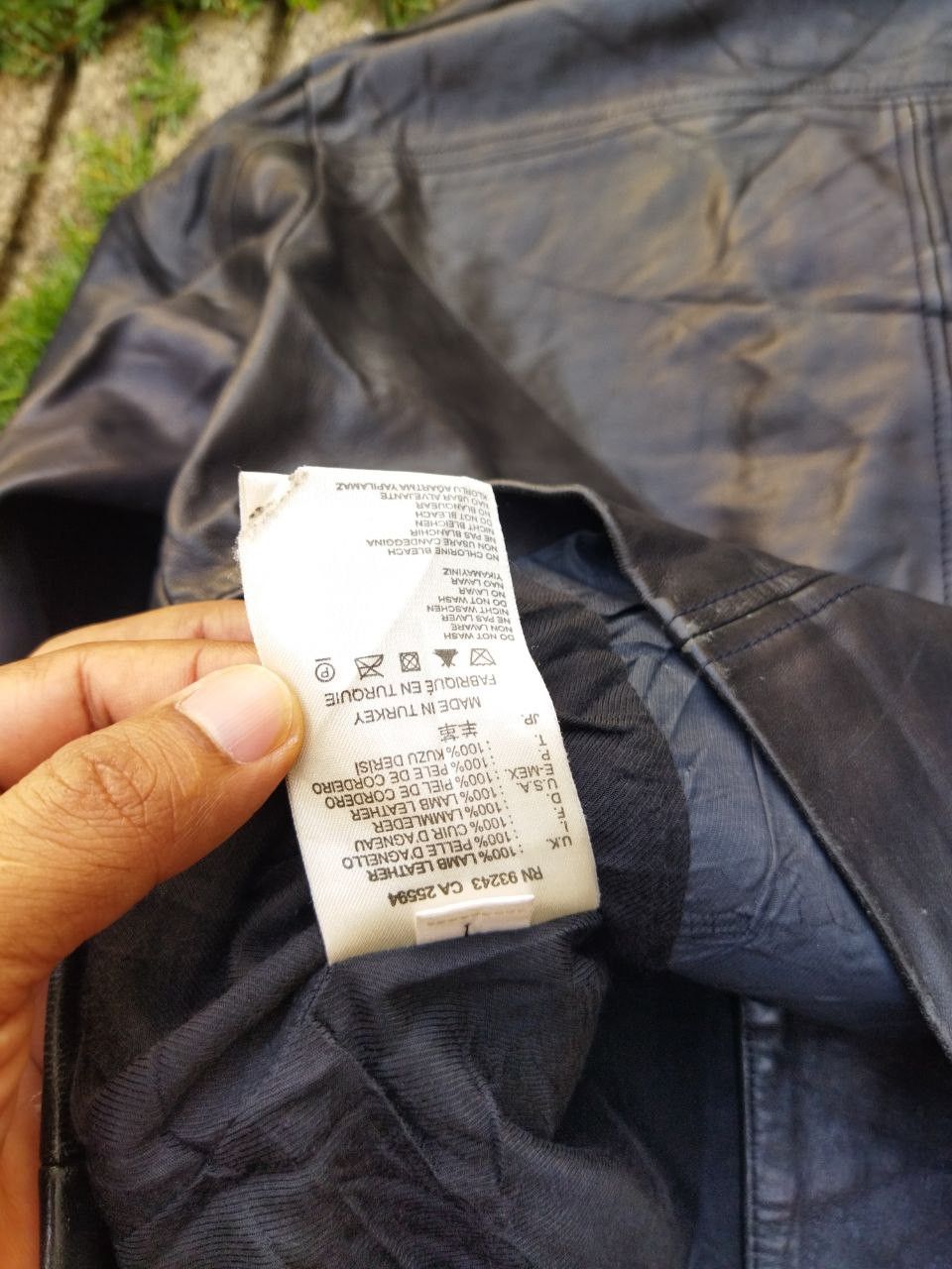 Diesel Black Gold Diesel Black Gold Rider Lamb Leather Jacket - Size 48 Size US M / EU 48-50 / 2 - 12 Thumbnail