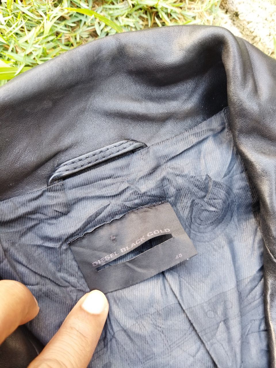 Diesel Black Gold Diesel Black Gold Rider Lamb Leather Jacket - Size 48 Size US M / EU 48-50 / 2 - 5 Thumbnail