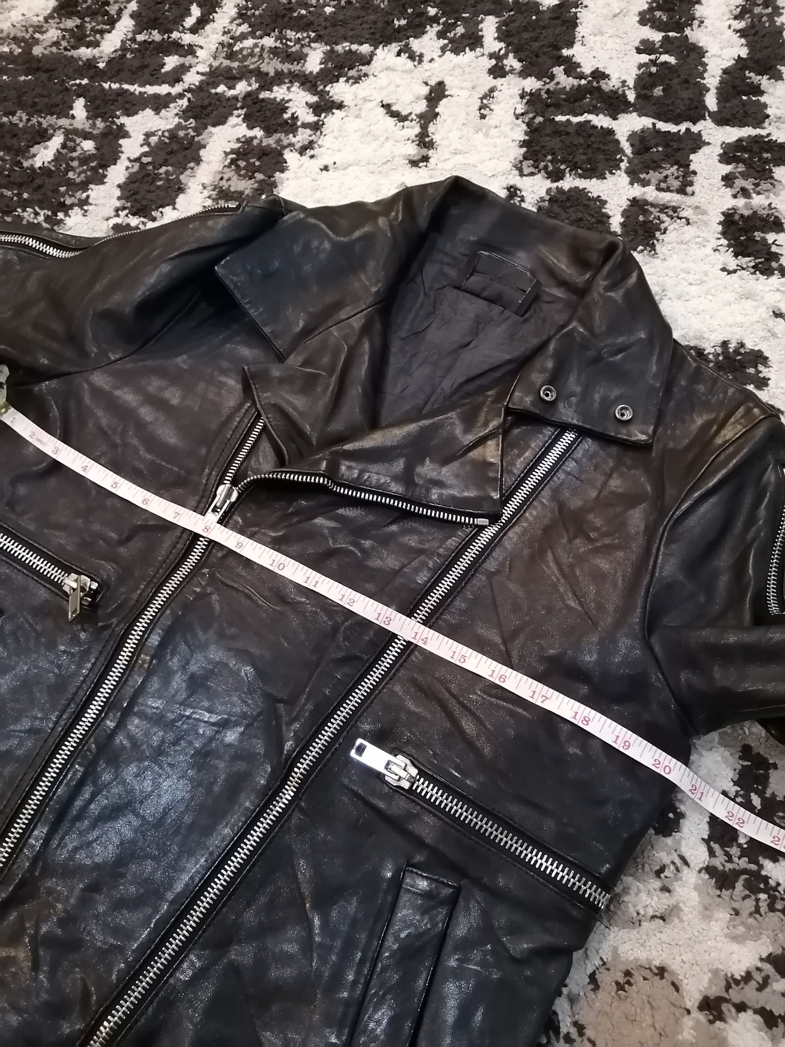 ジャケット・アウター DISEL BLACK GOLD lamb lether jackets Men's Diesel Black Gold Lambskin Leather Jacket Stripe Arm