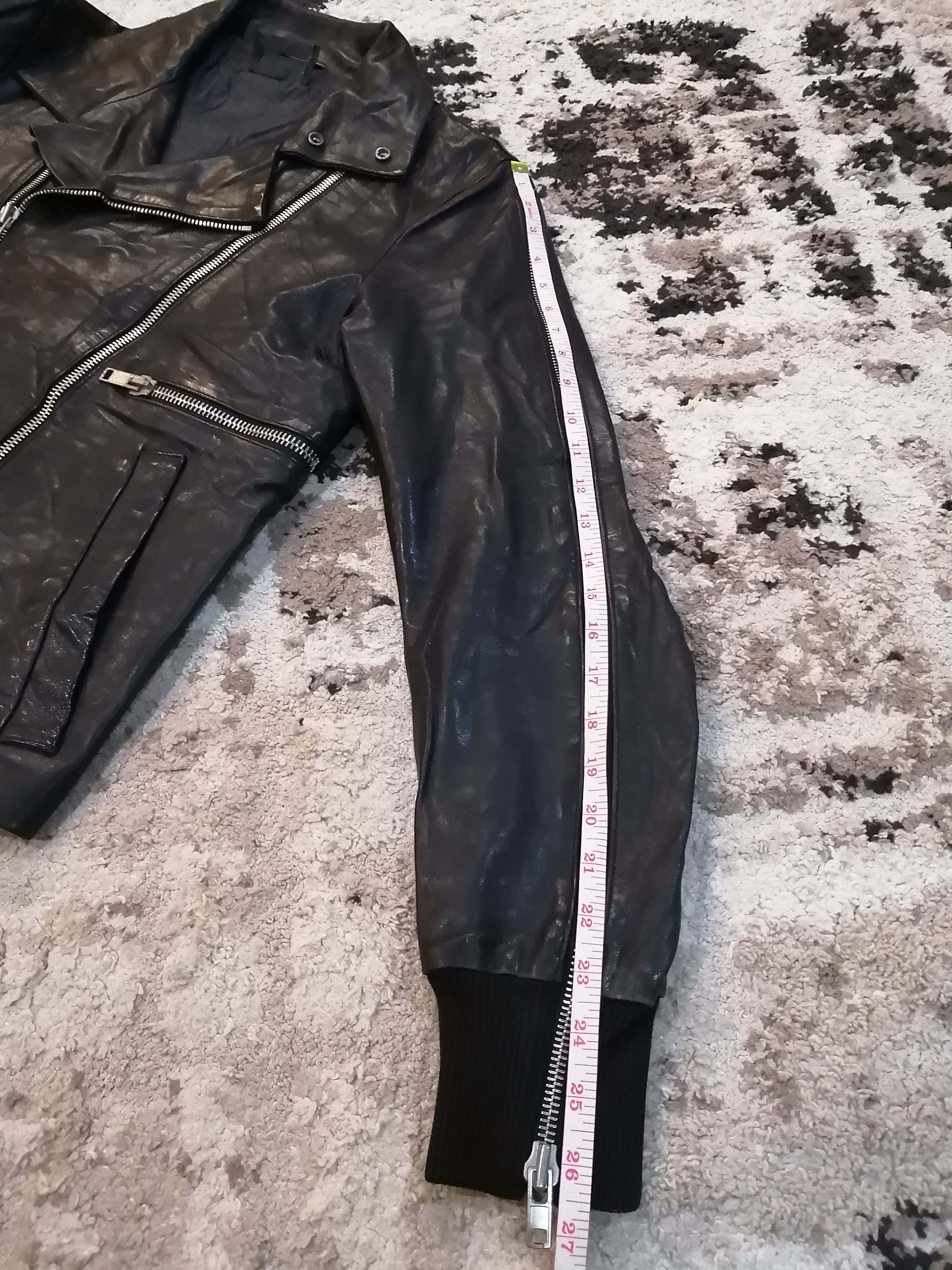 Diesel Black Gold Rider Lamb Leather Jacket