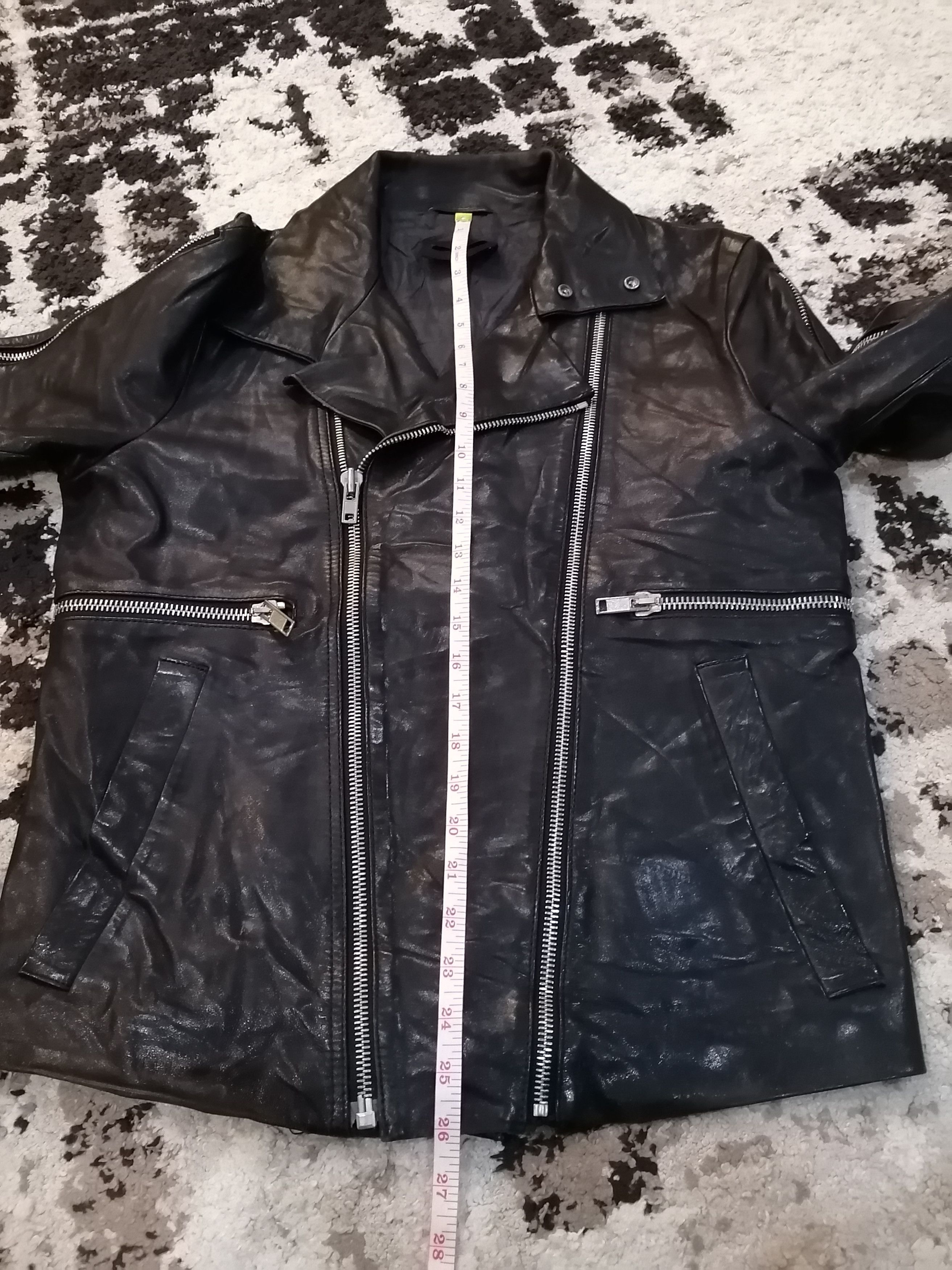 Diesel Black Gold Rider Lamb Leather Jacket