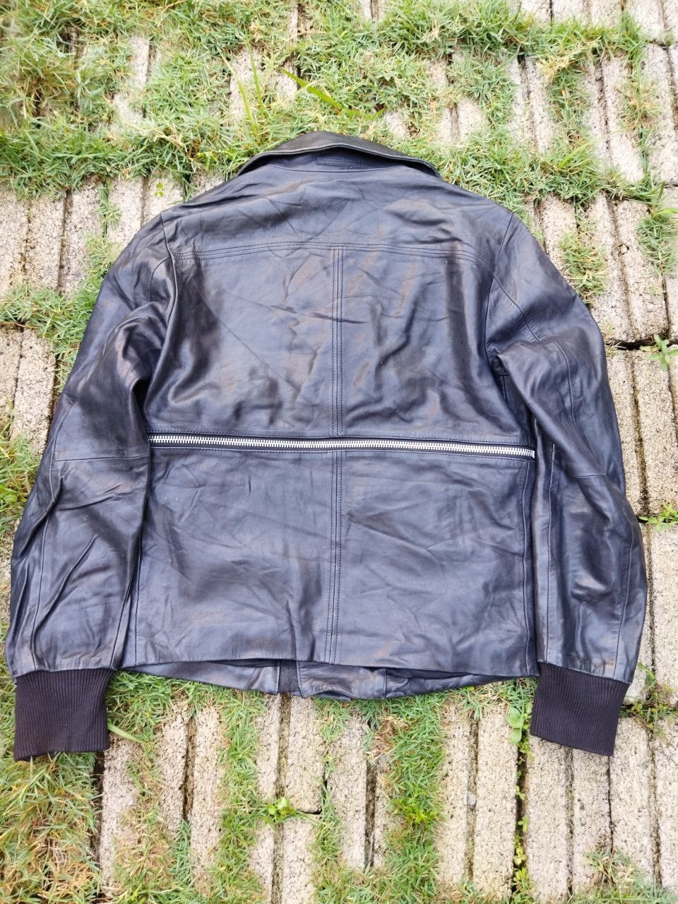 Diesel Black Gold Rider Lamb Leather Jacket