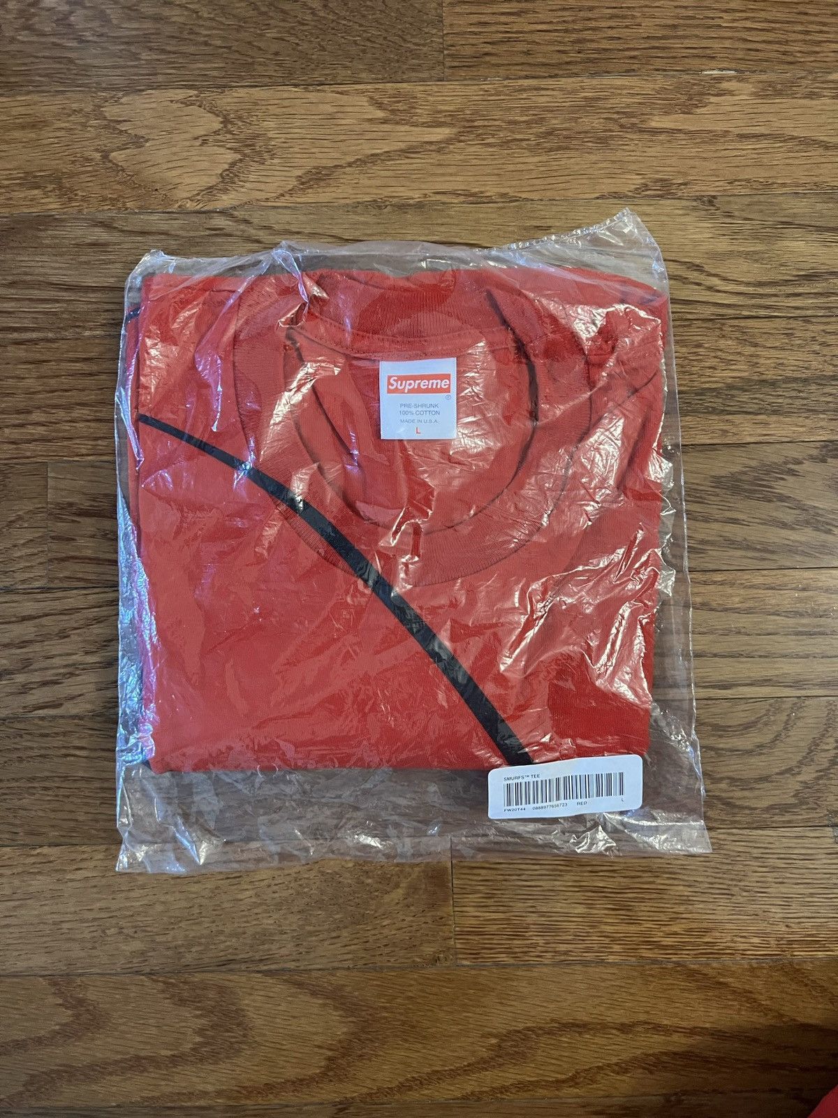 Supreme Supreme Smurfs Tee Red sz L Size US L / EU 52-54 / 3 - 5 Thumbnail
