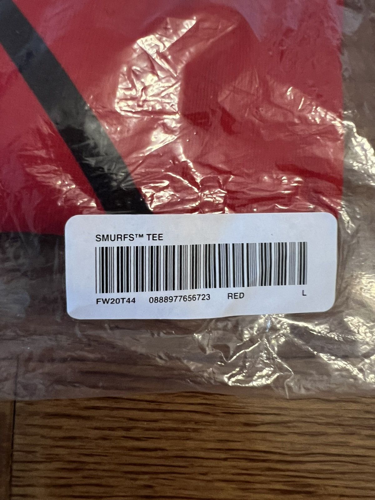 Supreme Supreme Smurfs Tee Red sz L Size US L / EU 52-54 / 3 - 4 Thumbnail