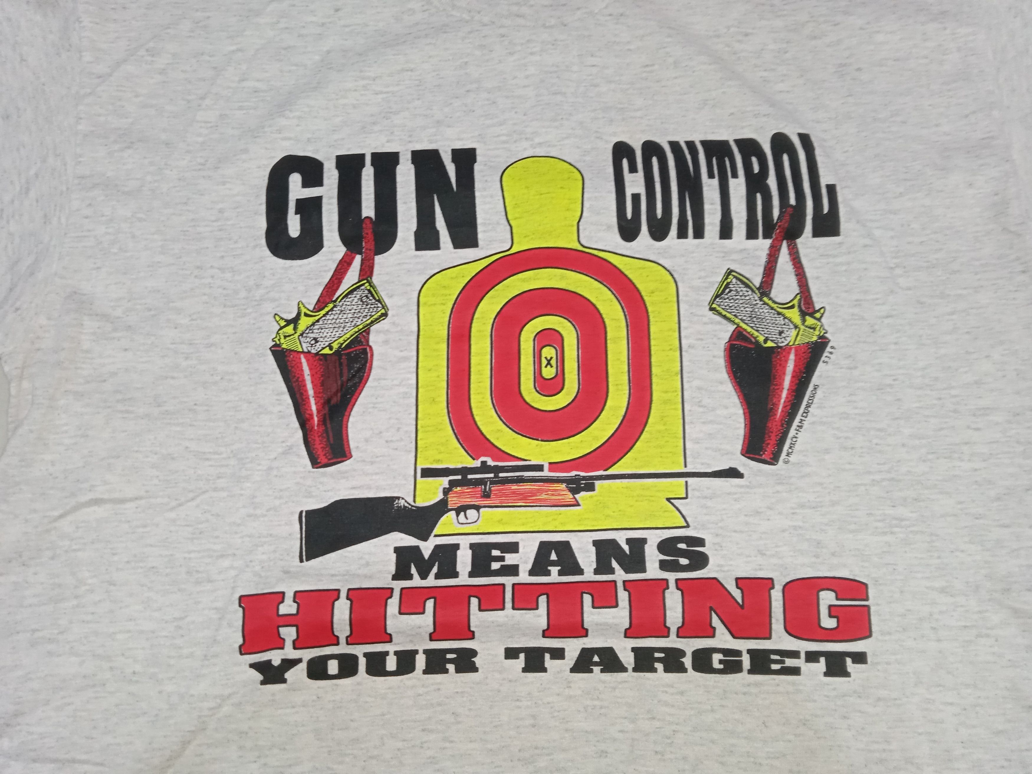 Other Vintage Gun Violence 90s T Shirt Size US L / EU 52-54 / 3 - 2 Thumbnail