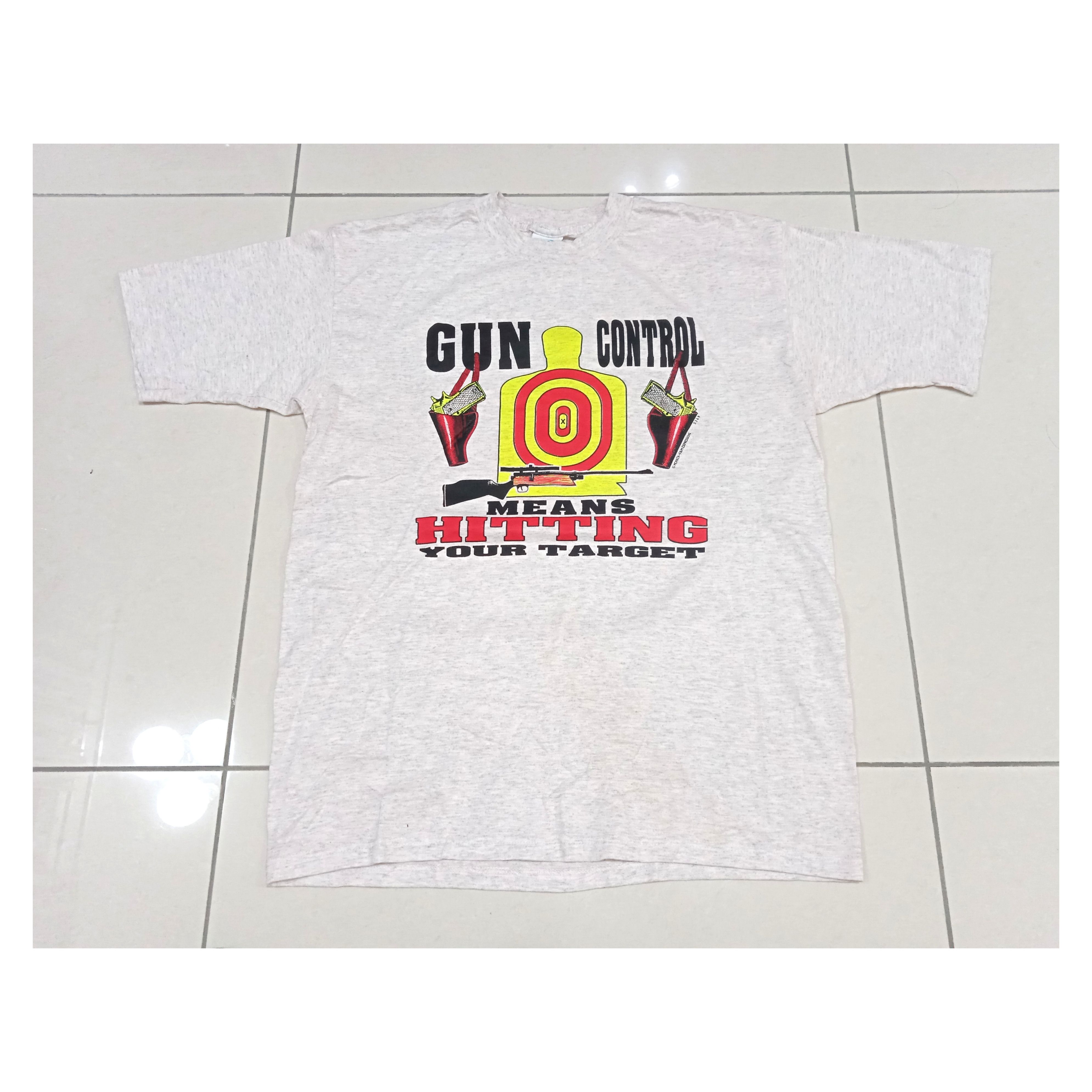 Other Vintage Gun Violence 90s T Shirt Size US L / EU 52-54 / 3 - 1 Thumbnail