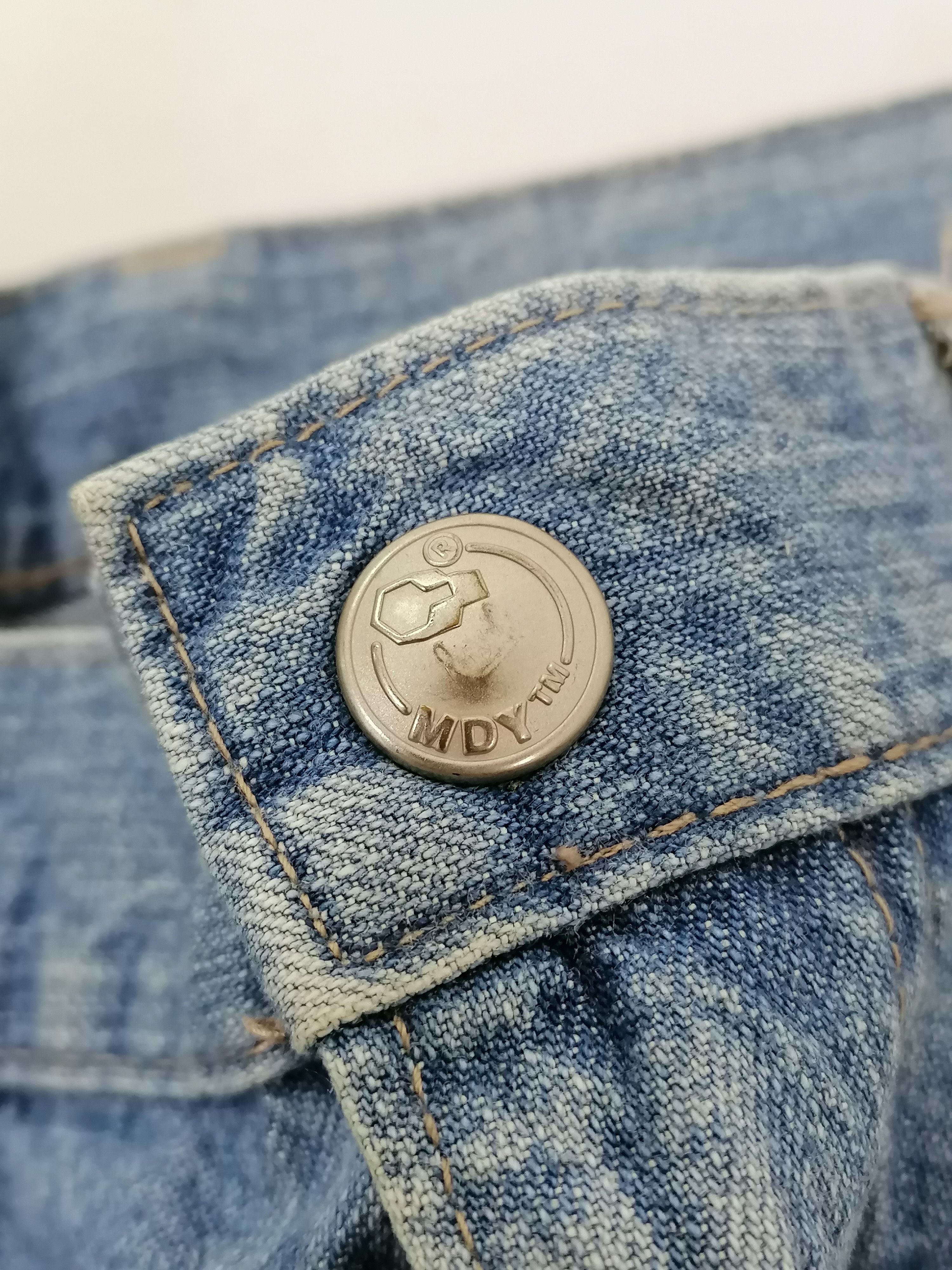 Japanese Brand Mackdaddy Cargo Denim Jeans Size US 36 / EU 52 - 3 Thumbnail
