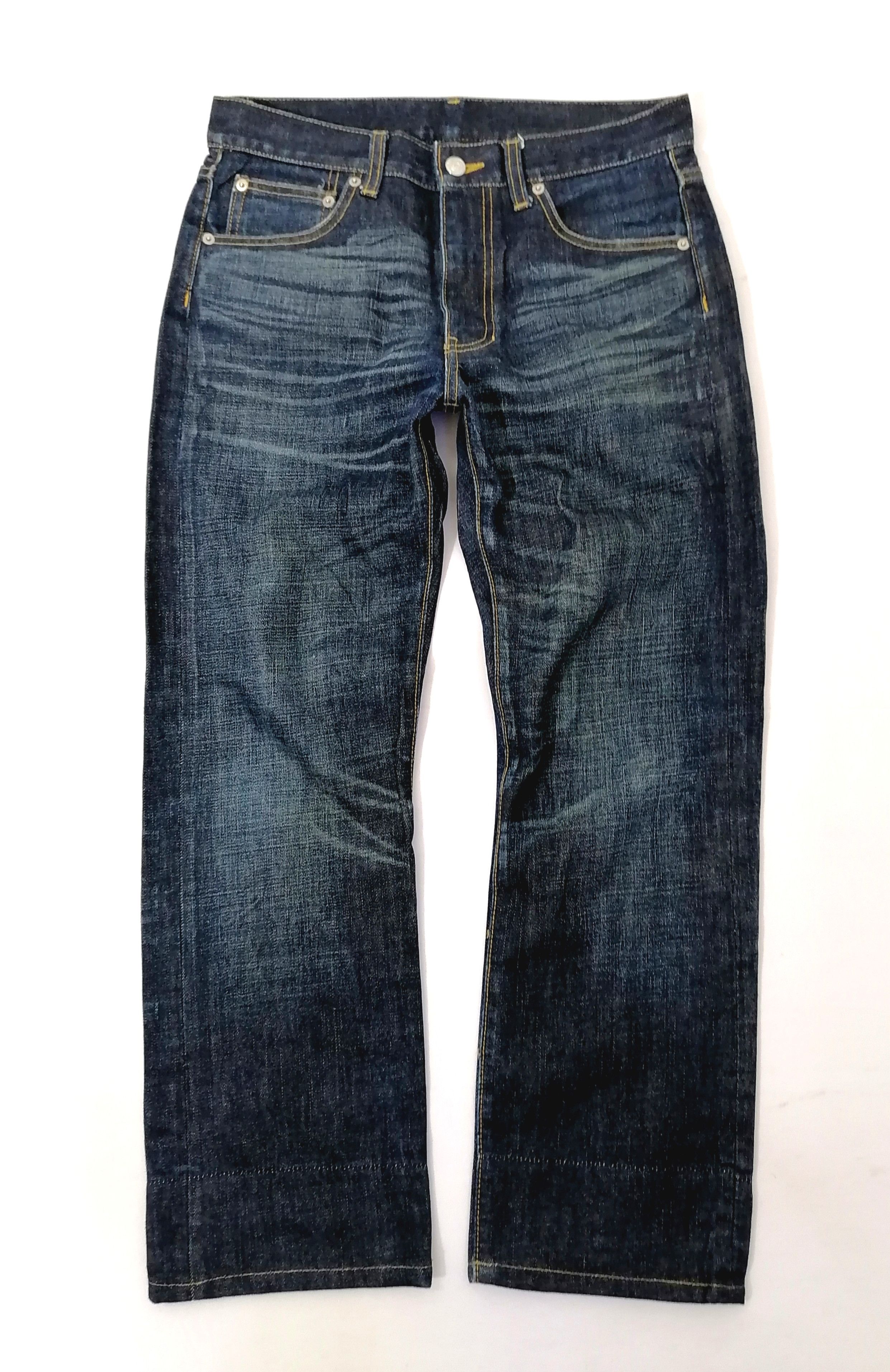 Designer × Takeo Kikuchi Takeo Kikuchi Nova Check Denim Jeans Size US 32 / EU 48 - 2 Thumbnail