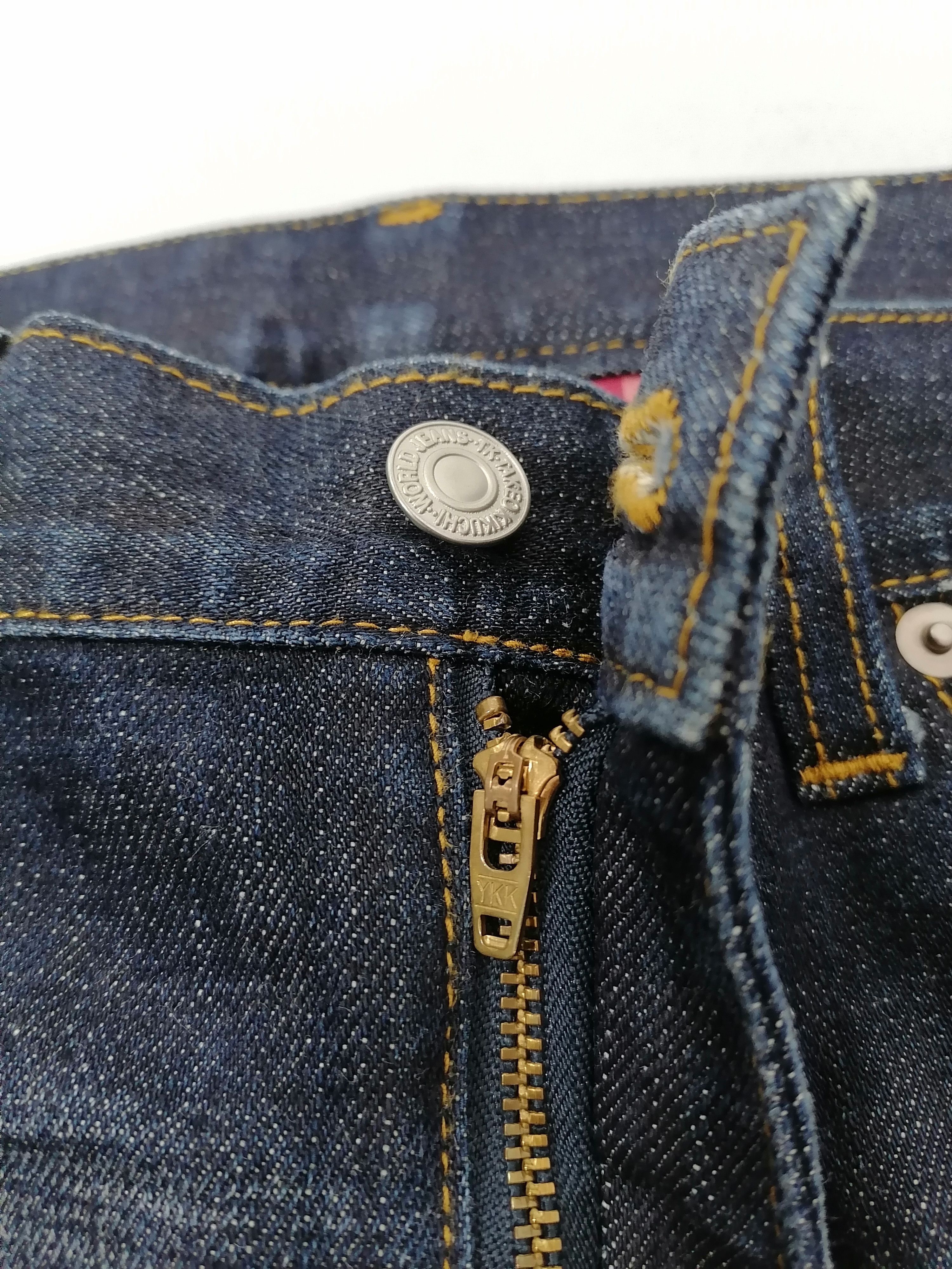 Designer × Takeo Kikuchi Takeo Kikuchi Nova Check Denim Jeans Size US 32 / EU 48 - 4 Thumbnail