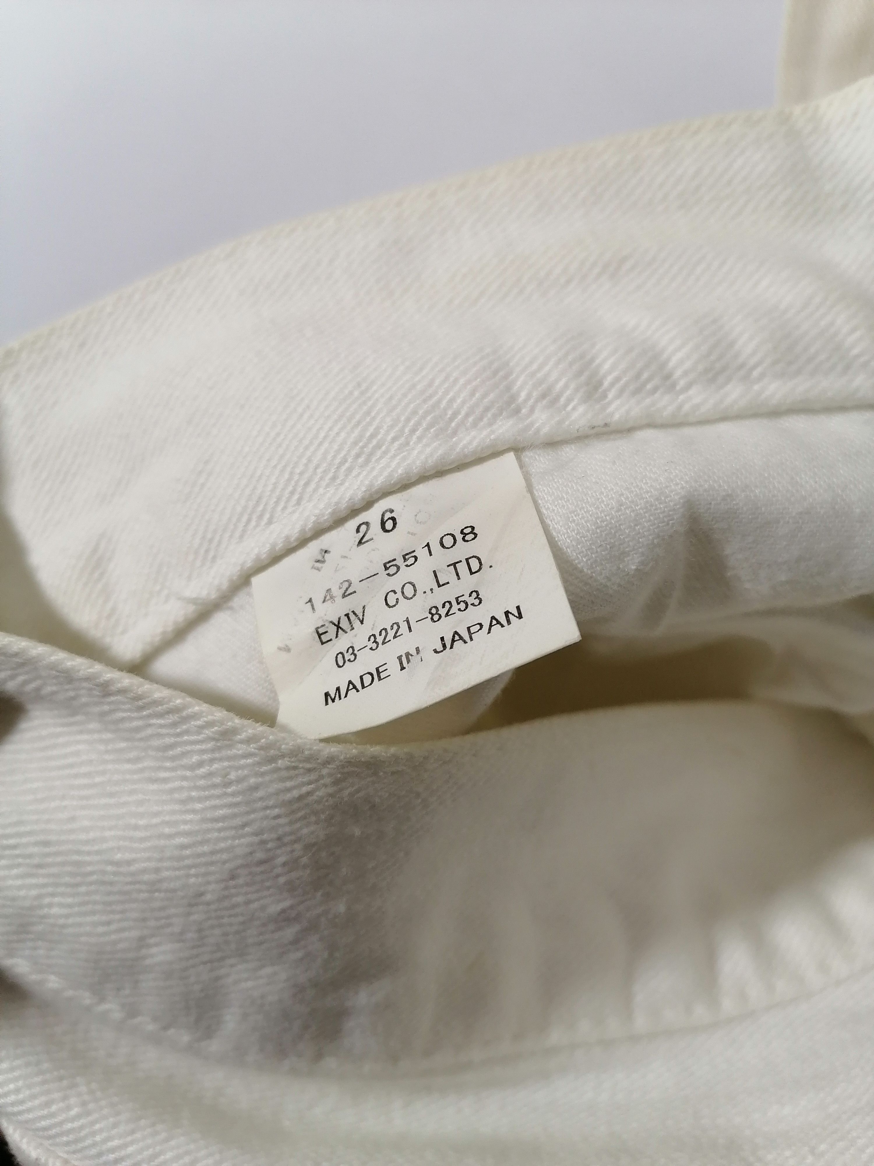 Japanese Brand Coco Lulu White Jeans Size US 30 / EU 46 - 5 Thumbnail