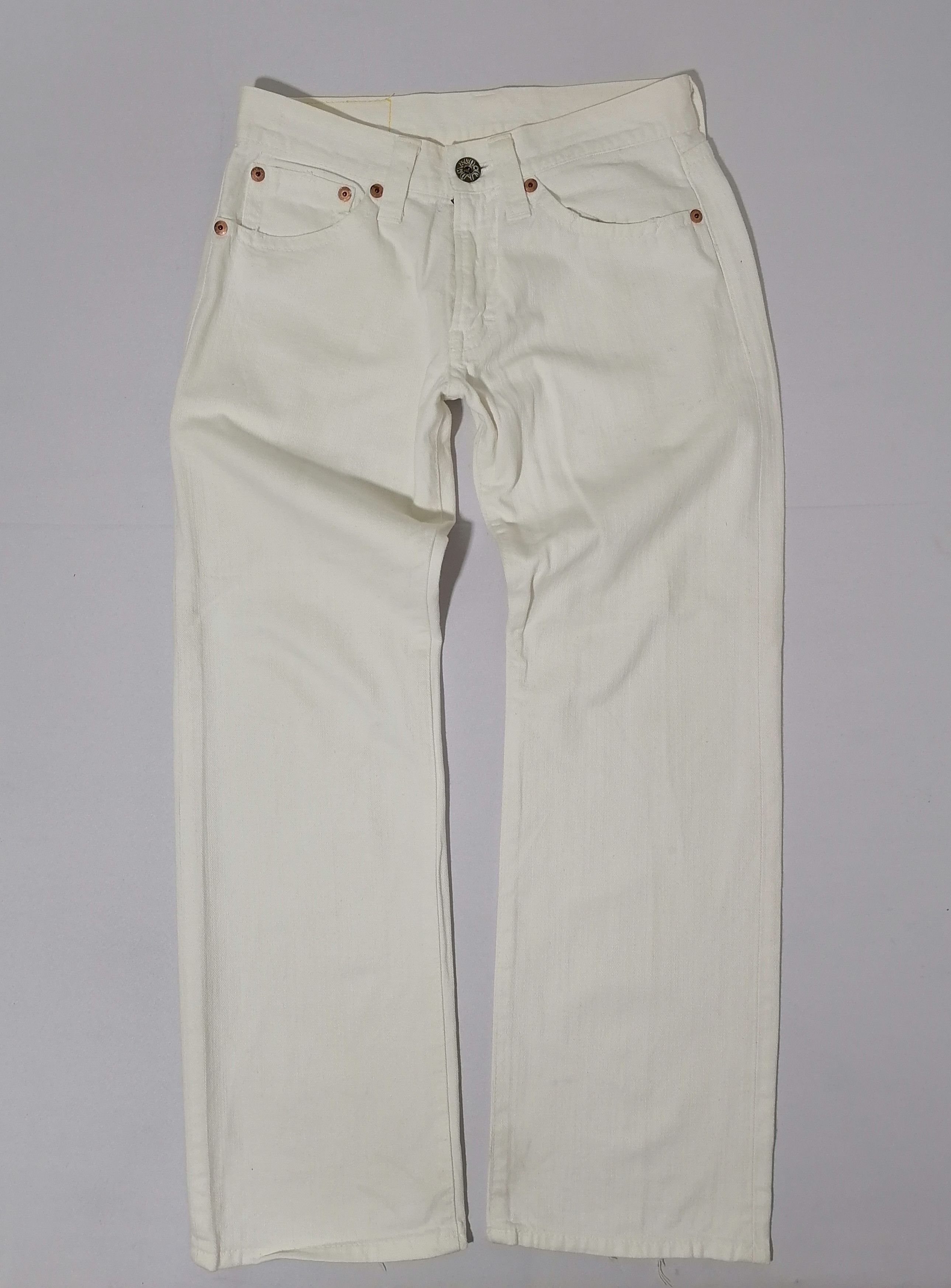 Japanese Brand Coco Lulu White Jeans Size US 30 / EU 46 - 1 Thumbnail