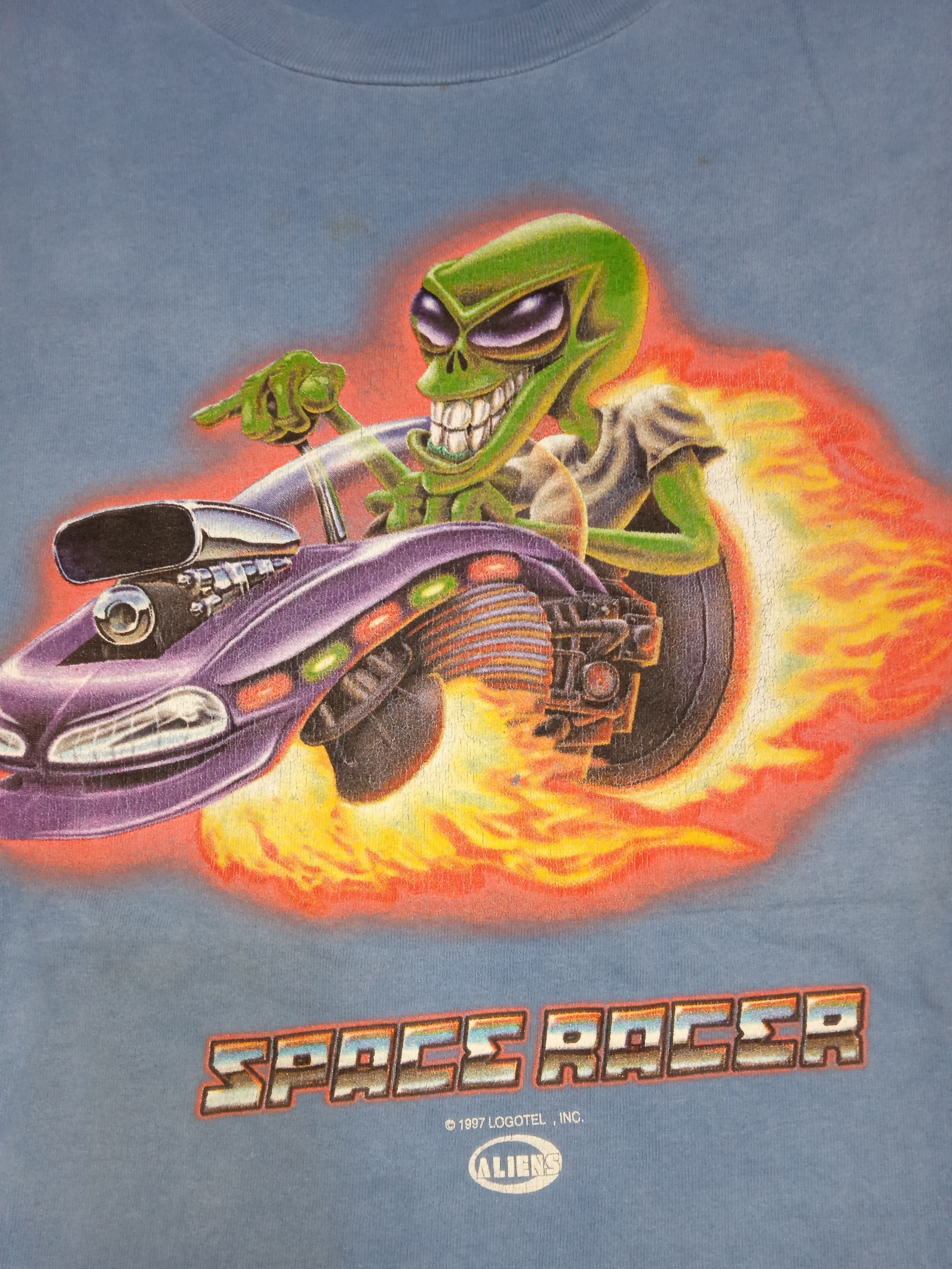Other Vintage Aliens 90s T Shirt Size US M / EU 48-50 / 2 - 2 Thumbnail