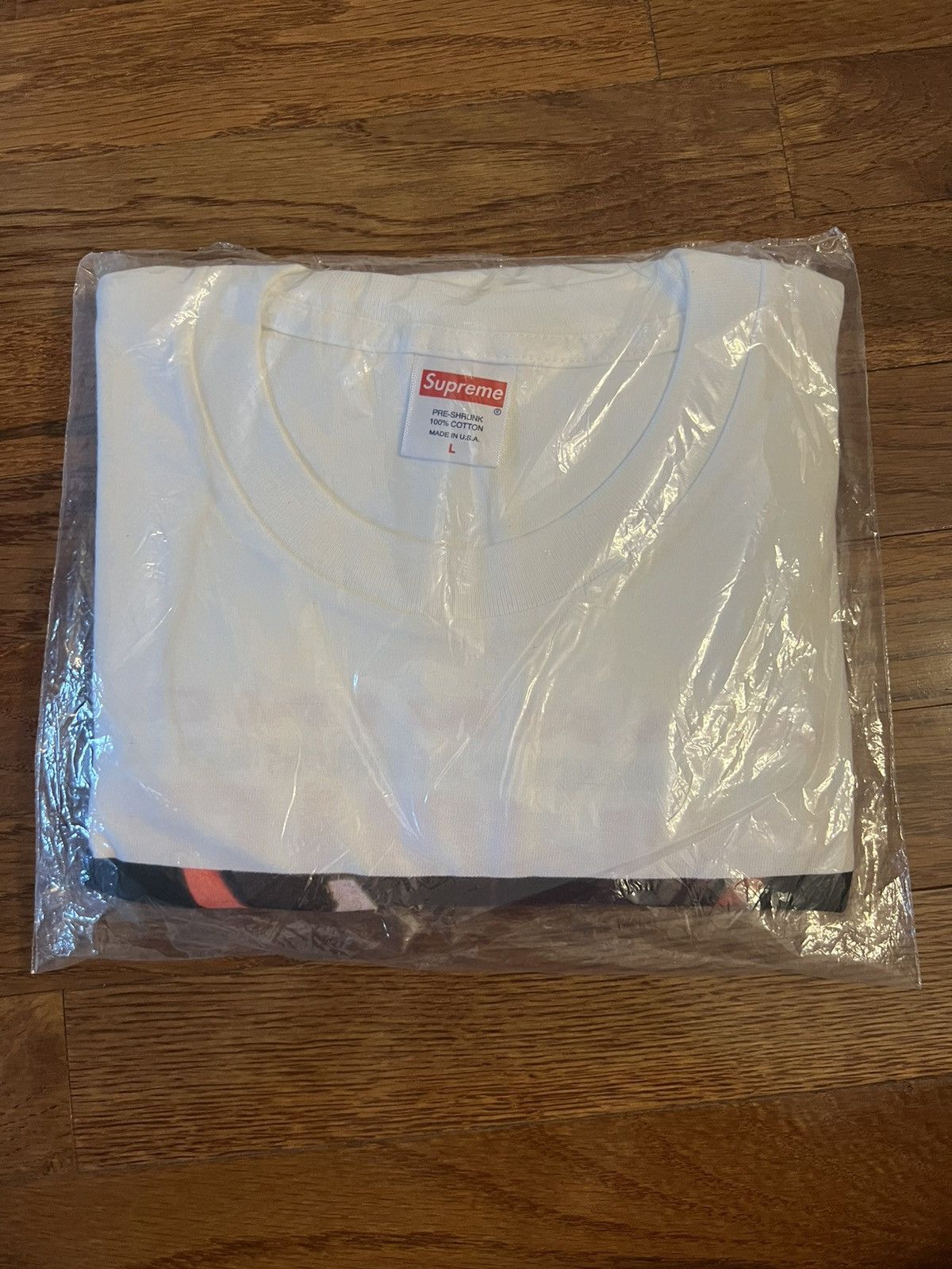 Supreme Supreme Split Tee White sz L Size US L / EU 52-54 / 3 - 5 Thumbnail