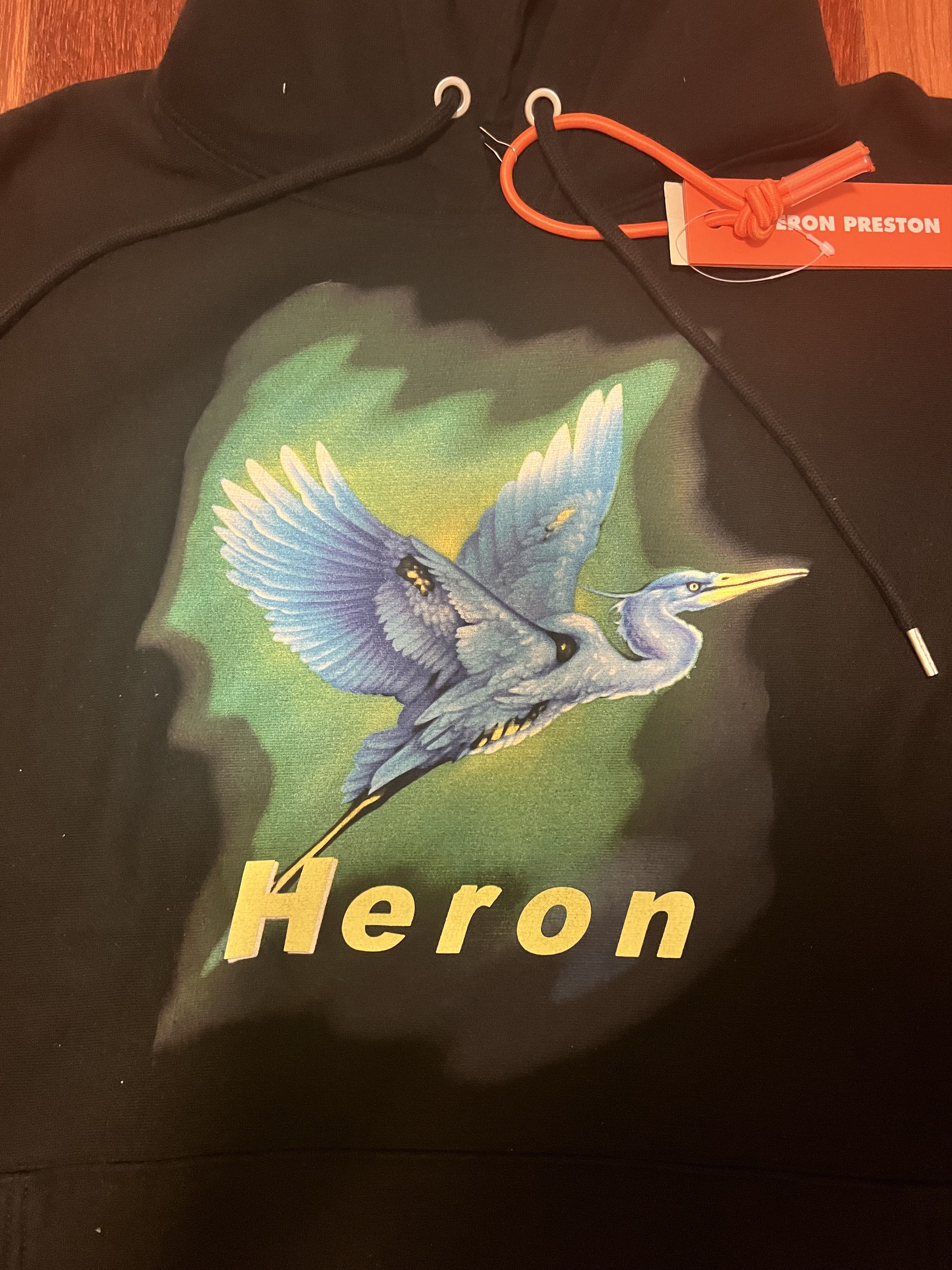 Heron Preston 💚 Heron Preston Airbrush Hoodie Black Medium NEW Size US M / EU 48-50 / 2 - 6 Thumbnail