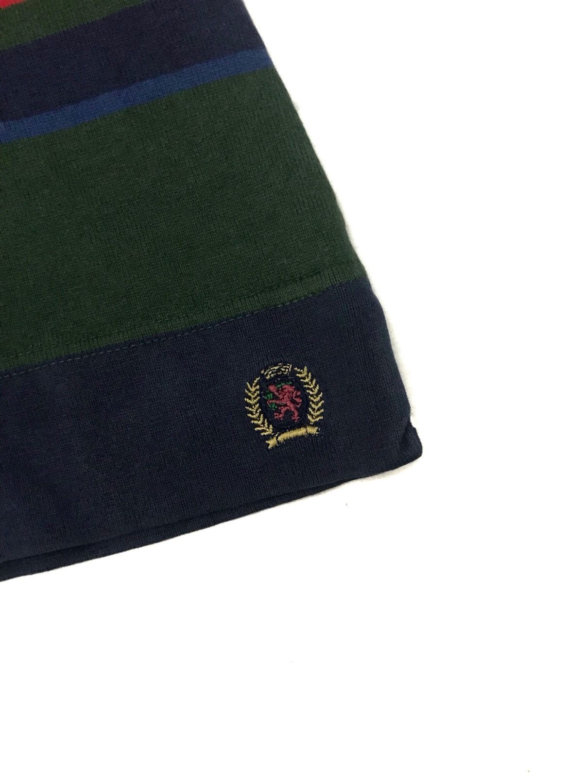 Tommy Hilfiger × Vintage Vintage Tommy Hilfiger Long Sleeve Stripe Polo Size US L / EU 52-54 / 3 - 5 Thumbnail
