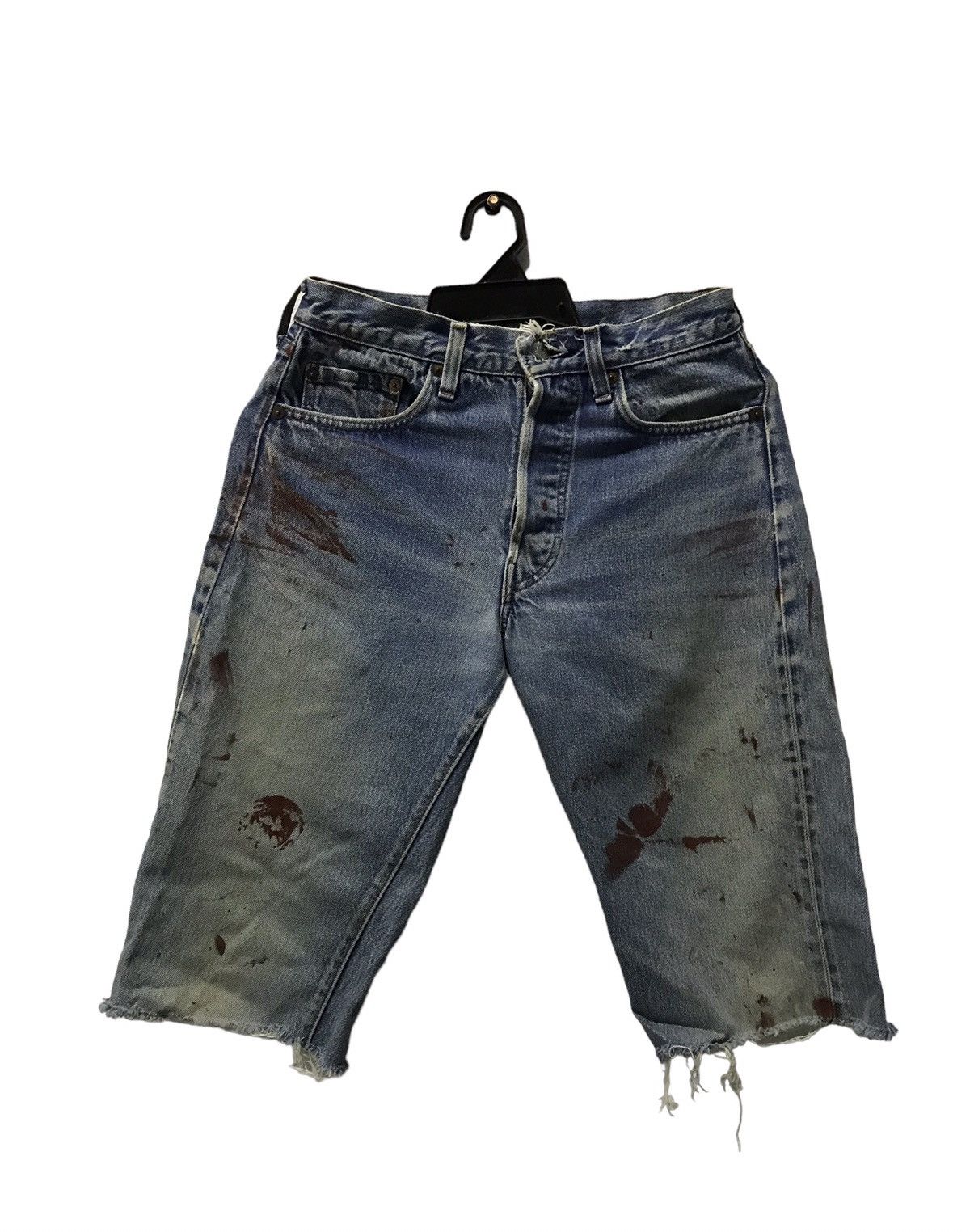 Levi's × Vintage VINTAGE LEVI’S DENIM SHORT PANTS Size US 28 / EU 44 - 1 Thumbnail