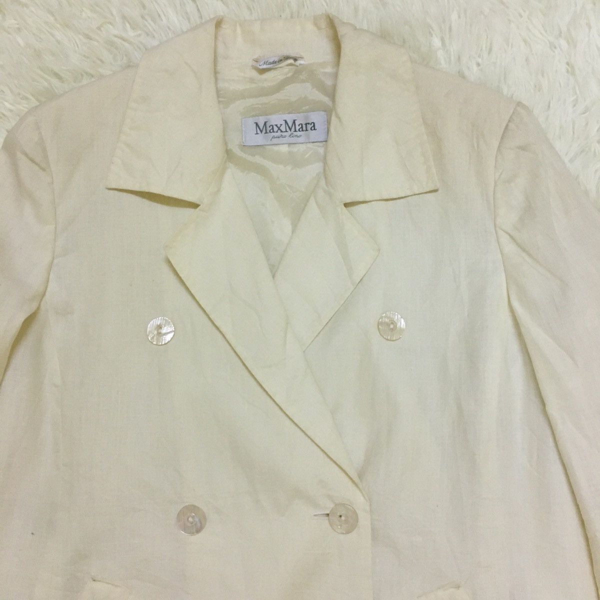 Max Mara Max Mara Double Breast Women Blazer/Coat Size M / US 6-8 / IT 42-44 - 7 Thumbnail