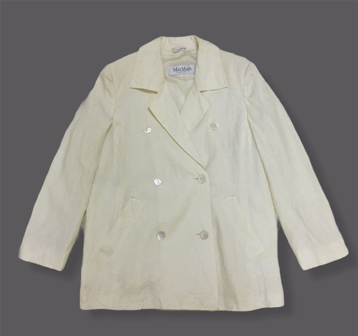 Max Mara Max Mara Double Breast Women Blazer/Coat Size M / US 6-8 / IT 42-44 - 1 Thumbnail