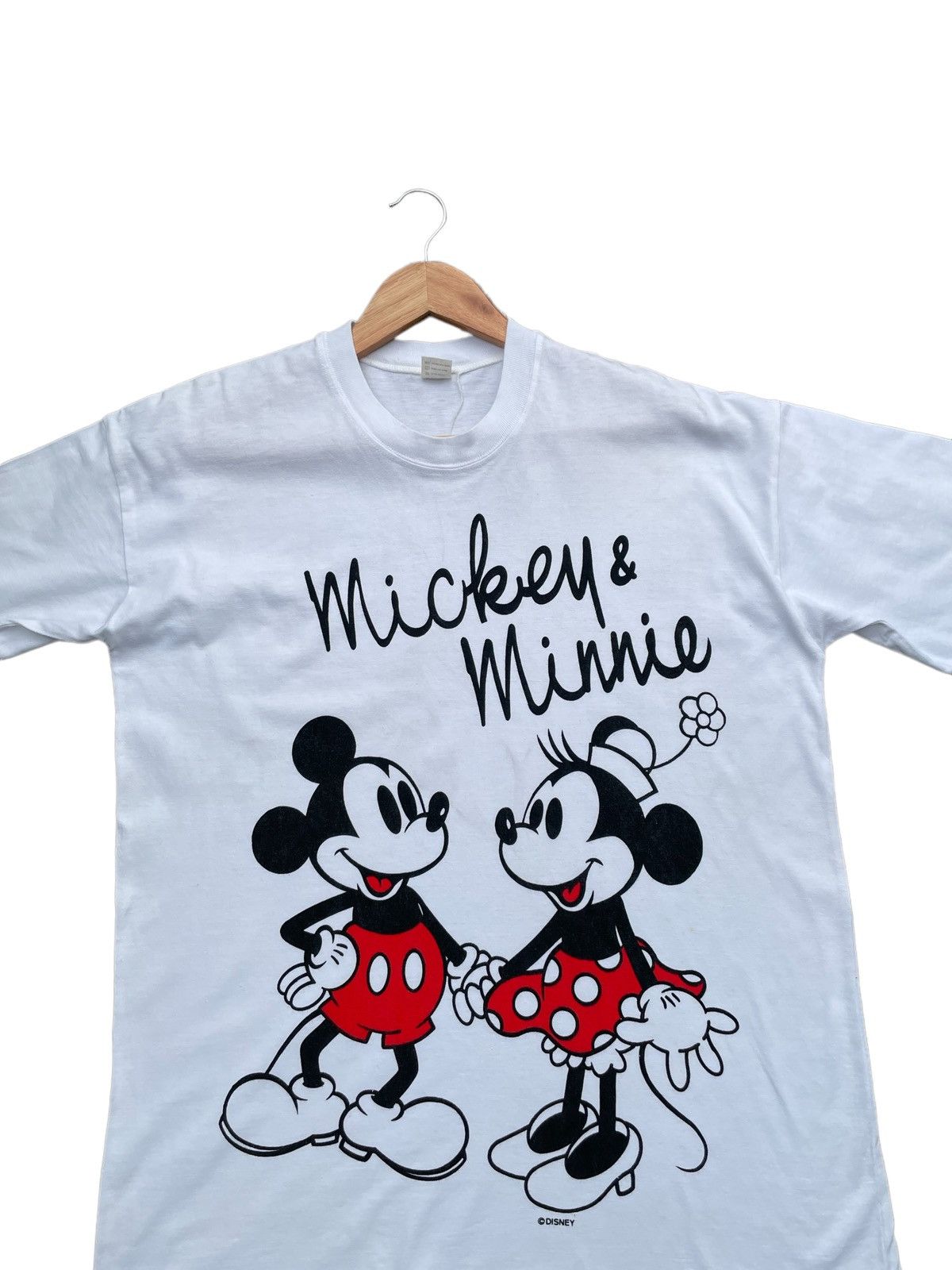 Disney Vintage Mickey & Minnie Tshirt Size US M / EU 48-50 / 2 - 5 Thumbnail