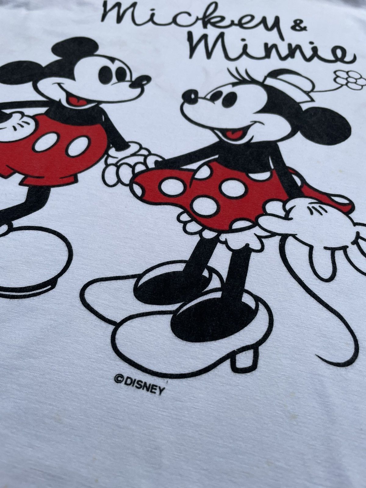 Disney Vintage Mickey & Minnie Tshirt Size US M / EU 48-50 / 2 - 9 Thumbnail