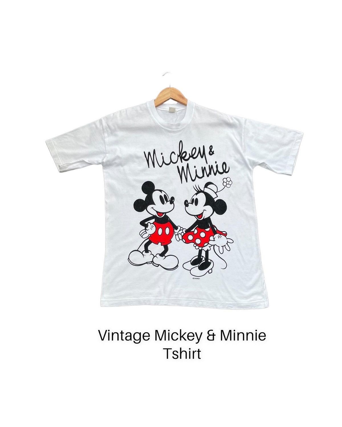 Disney Vintage Mickey & Minnie Tshirt Size US M / EU 48-50 / 2 - 1 Thumbnail