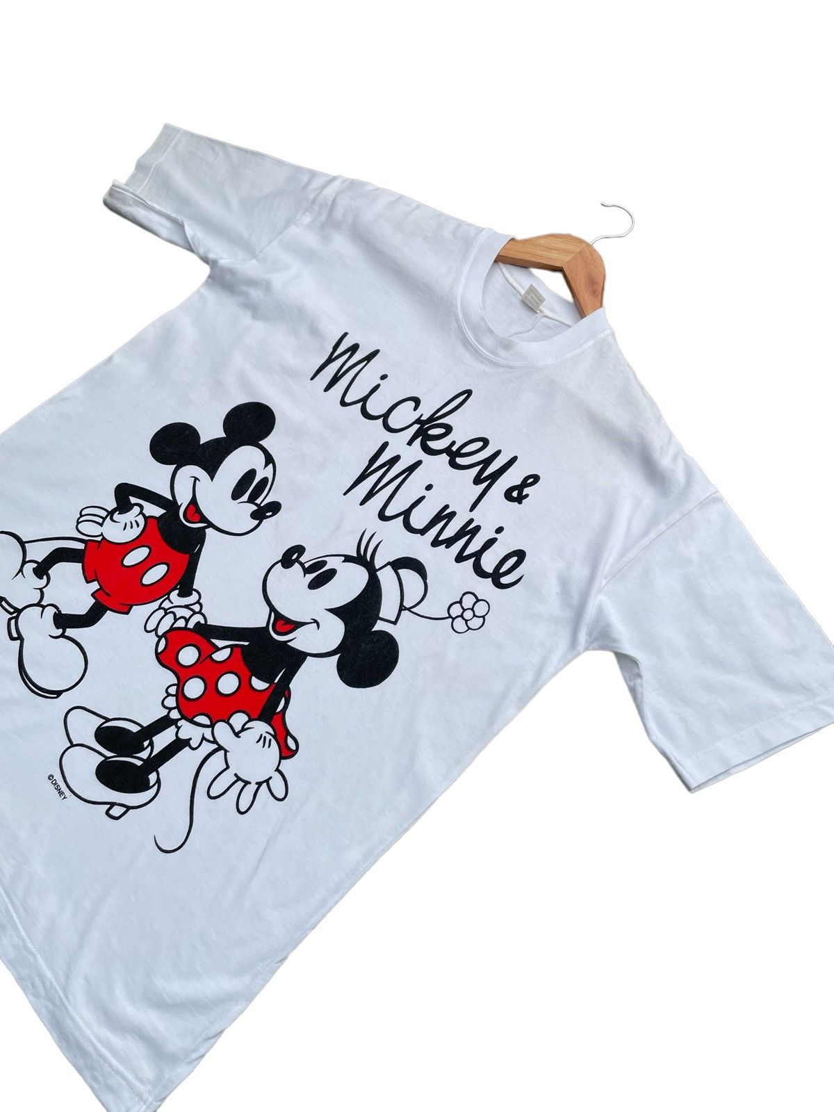 Disney Vintage Mickey & Minnie Tshirt Size US M / EU 48-50 / 2 - 4 Thumbnail