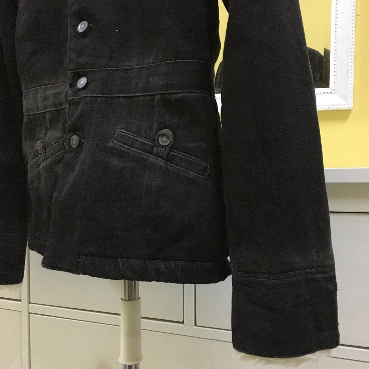 Japanese Brand Earl Jean Sherpa Denim Jacket Size US XS / EU 42 / 0 - 6 Thumbnail