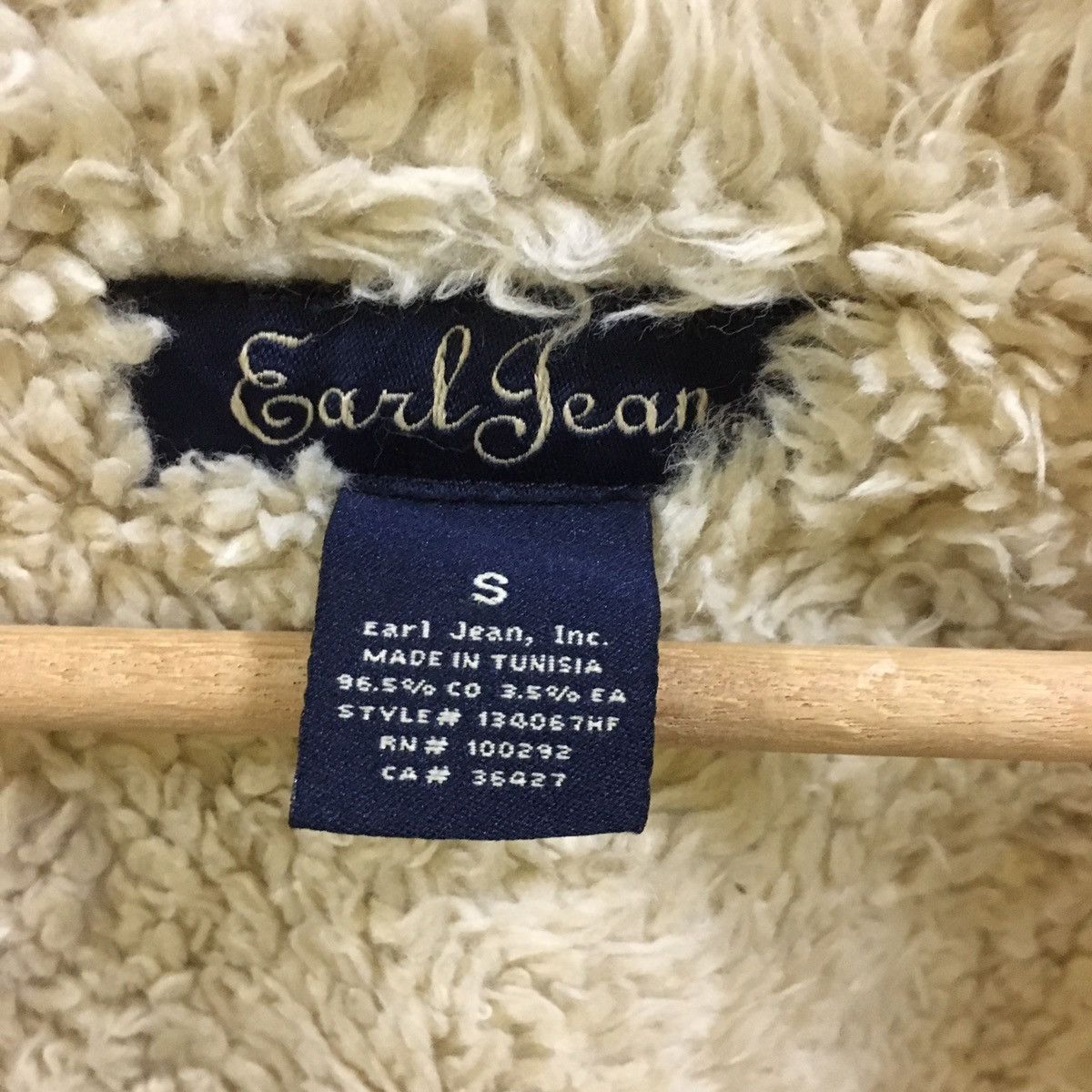 Japanese Brand Earl Jean Sherpa Denim Jacket Size US XS / EU 42 / 0 - 9 Thumbnail