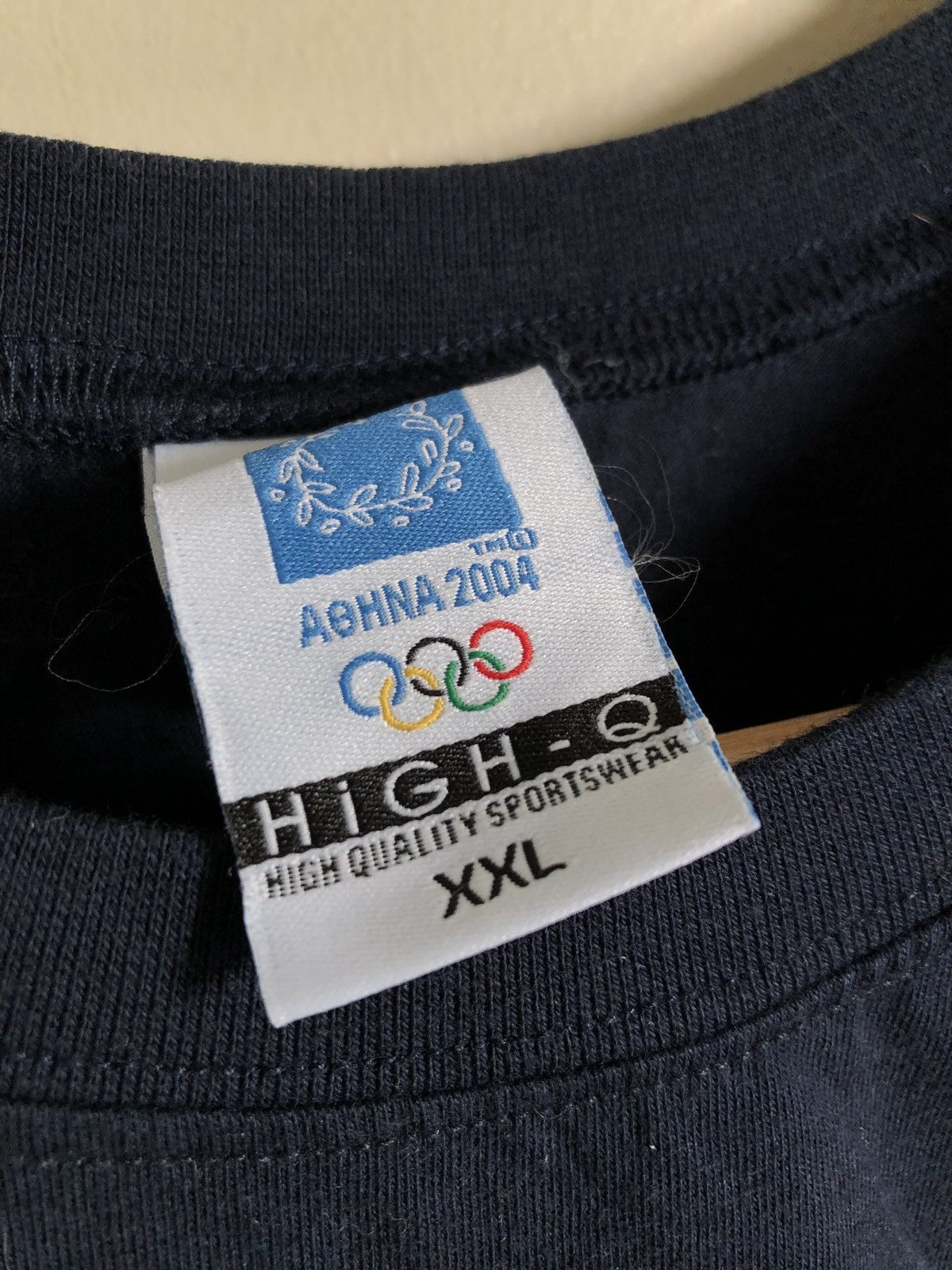Vintage Official 2004 Athens Olympic Games navy tank top Size US XXL / EU 58 / 5 - 3 Thumbnail