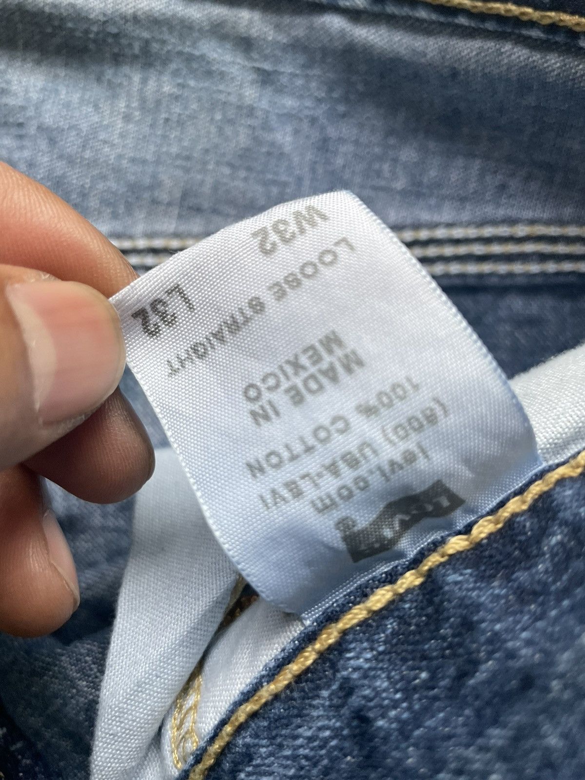 Levi's Levis Carpenter Loose Straight Jeans Size US 34 / EU 50 - 14 Thumbnail