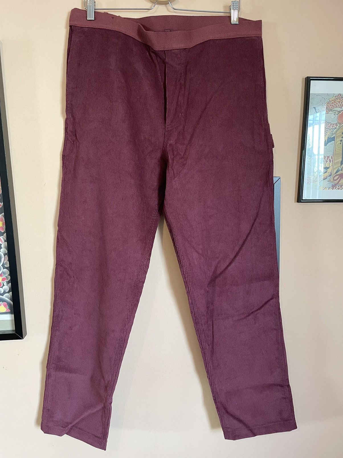 Brain Dead RARE Brain Dead Velcro Carpenter corduroy Work Pant Size US 34 / EU 50 - 3 Thumbnail