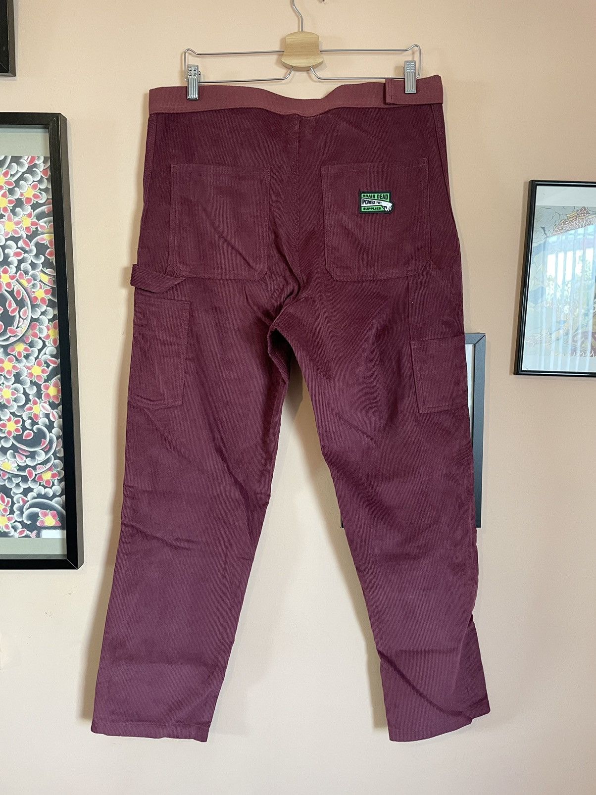 Brain Dead RARE Brain Dead Velcro Carpenter corduroy Work Pant Size US 34 / EU 50 - 1 Thumbnail