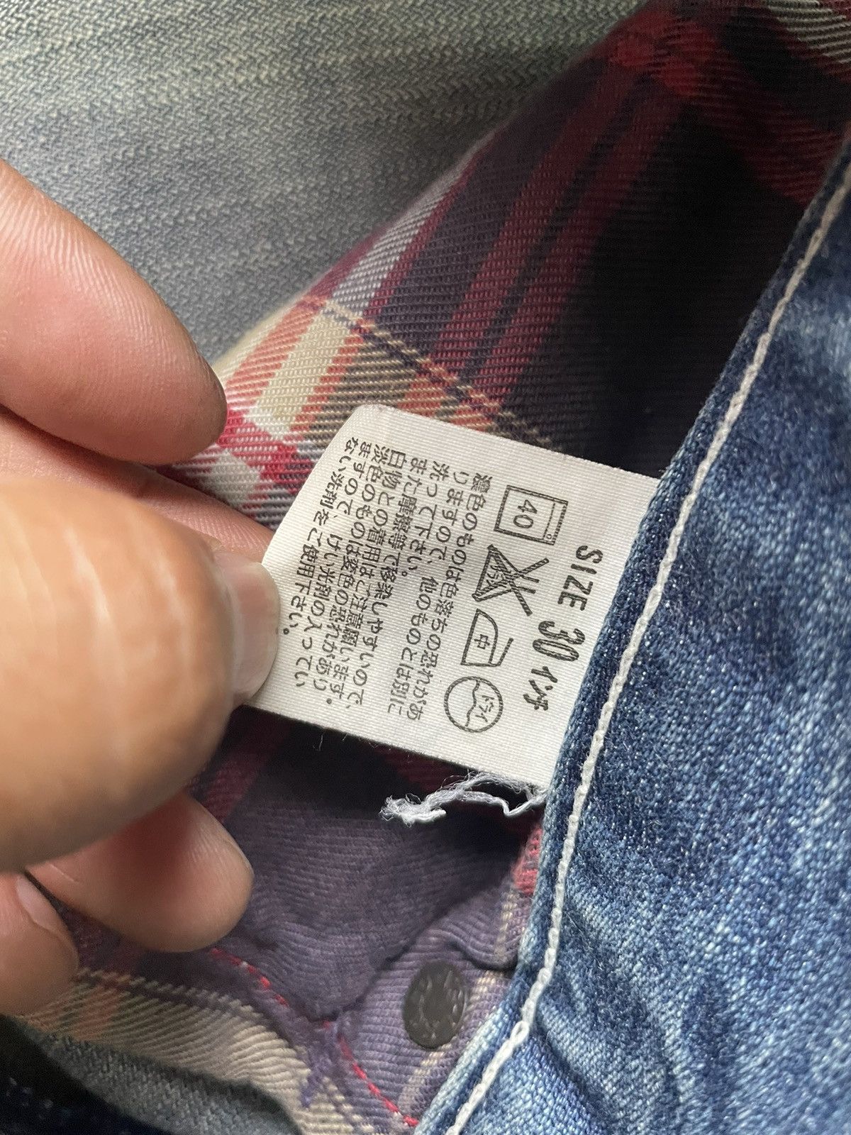Levi's Levis 503 Side Pocket Jeans Size US 32 / EU 48 - 15 Thumbnail