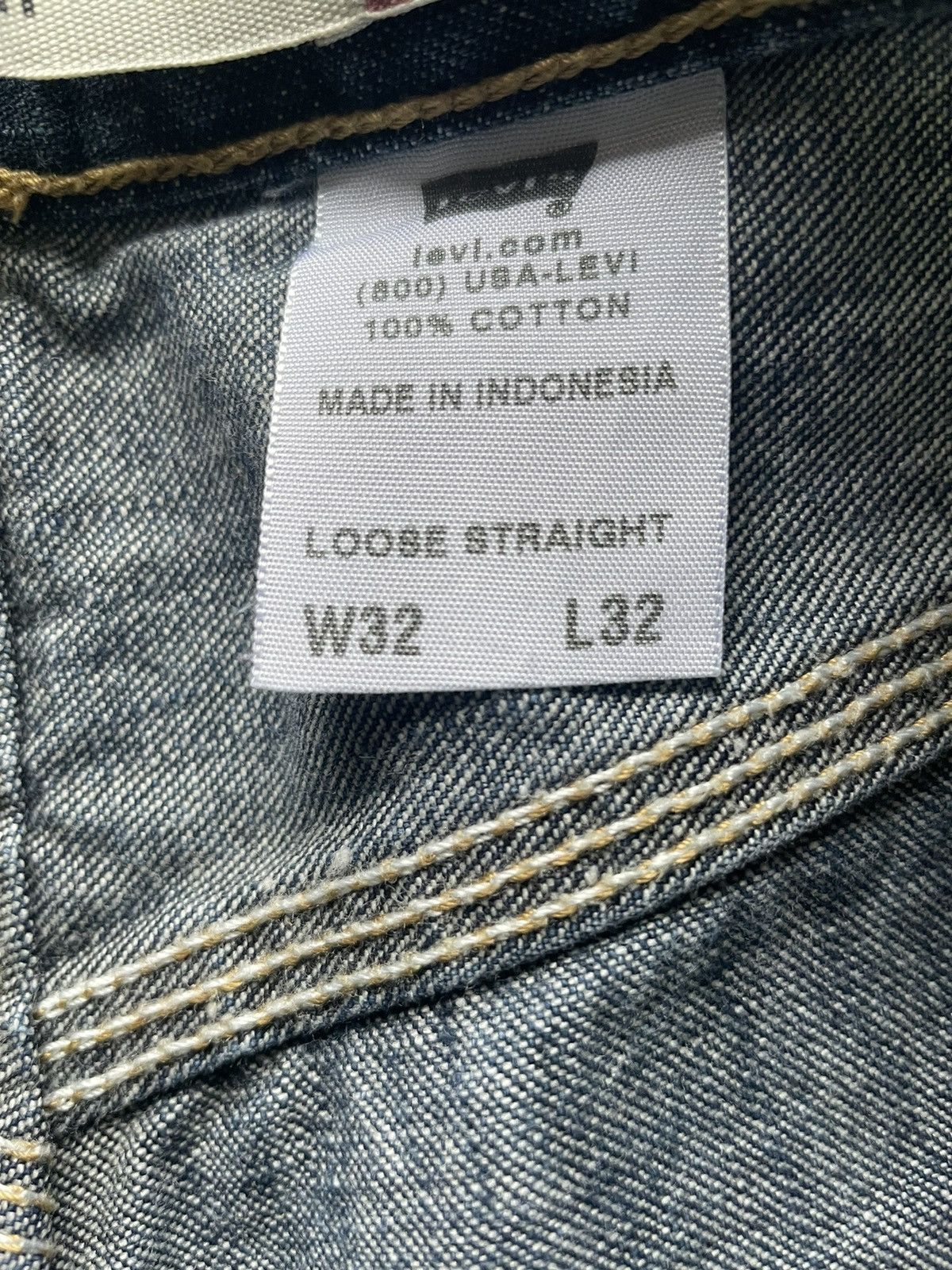 Levi's Levis Carpenter Loose Straight Jeans Size US 34 / EU 50 - 12 Thumbnail