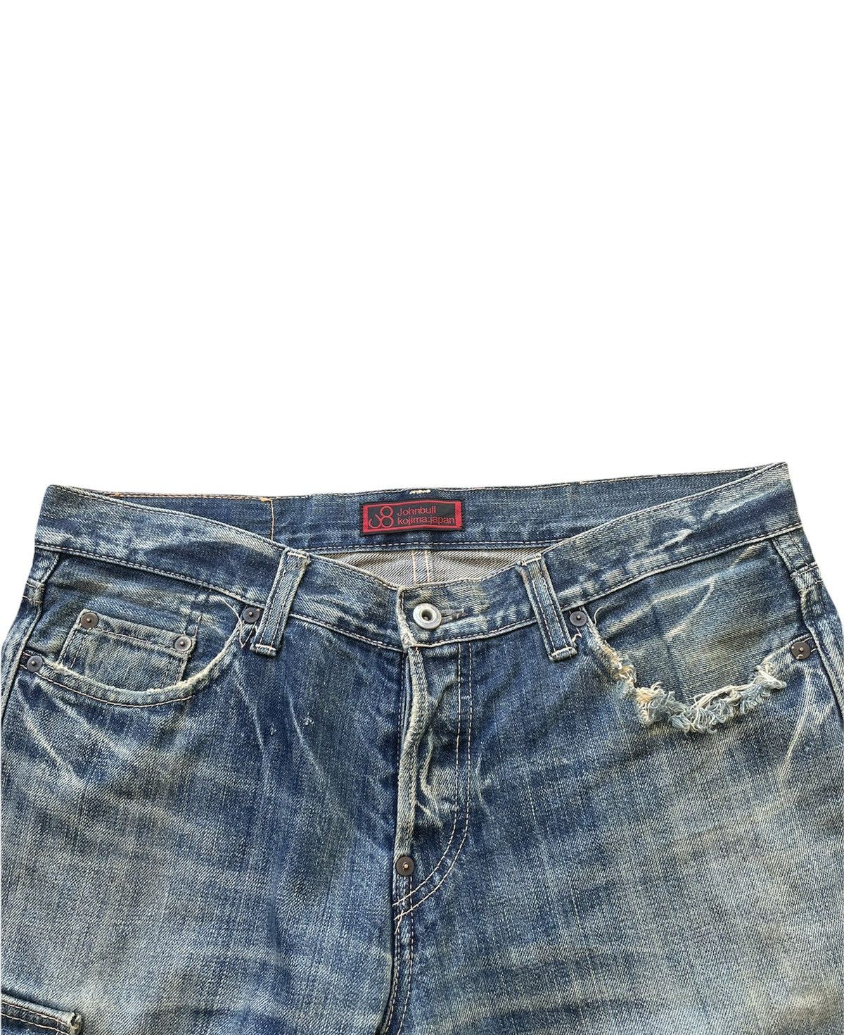 Japanese Brand × Johnbull Vintage Johnbull Kojima Japan Bush Pant Aging Distresed Size US 35 - 6 Thumbnail