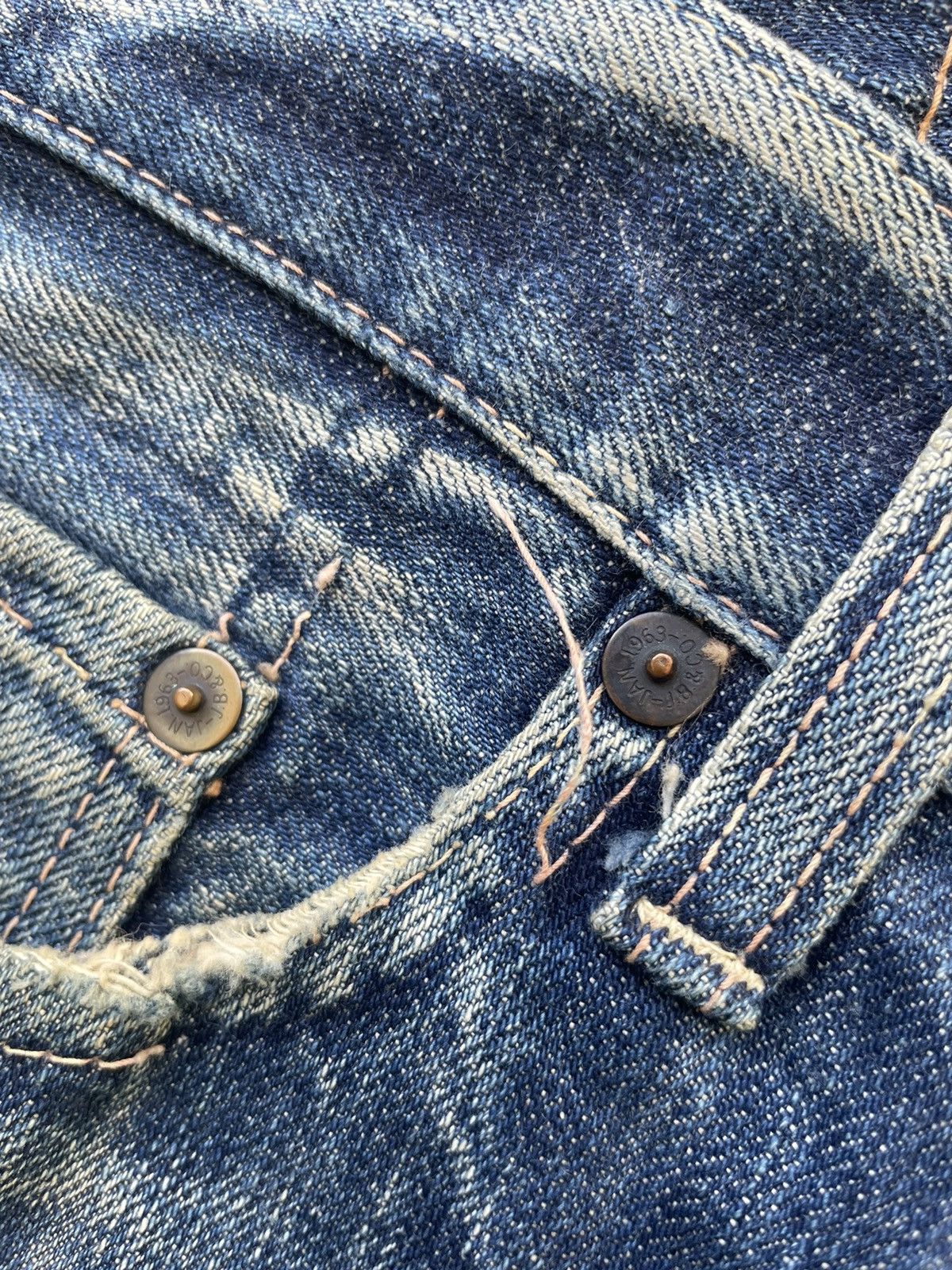 Japanese Brand × Johnbull Vintage Johnbull Kojima Japan Bush Pant Aging Distresed Size US 35 - 16 Thumbnail