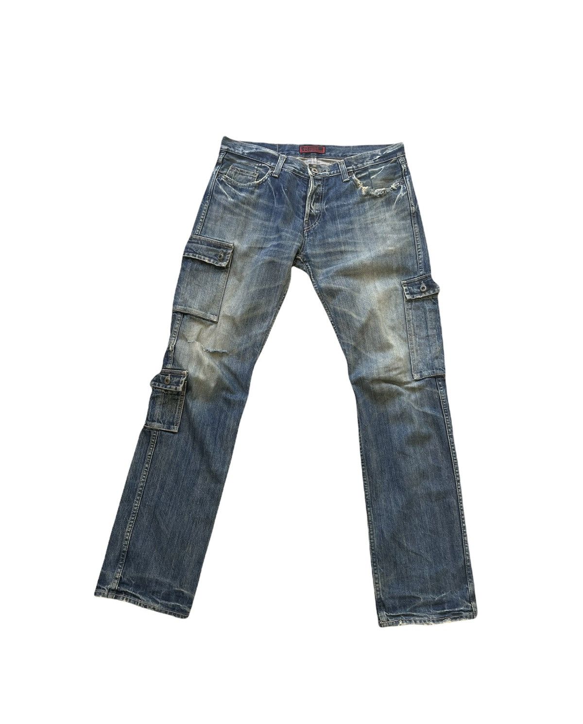 Japanese Brand × Johnbull Vintage Johnbull Kojima Japan Bush Pant Aging Distresed Size US 35 - 1 Thumbnail